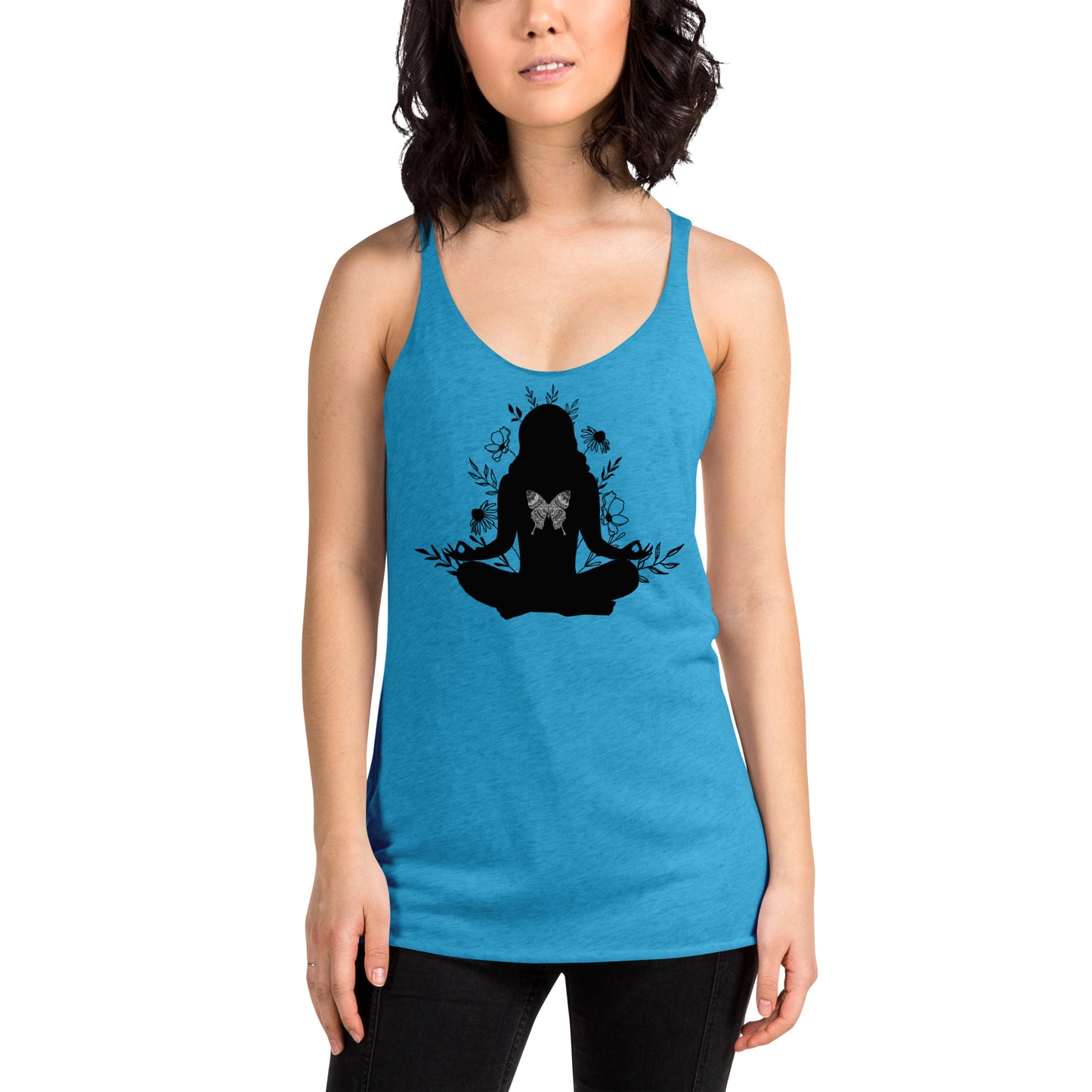 Yoga Butterfly Women's Racerback Tank