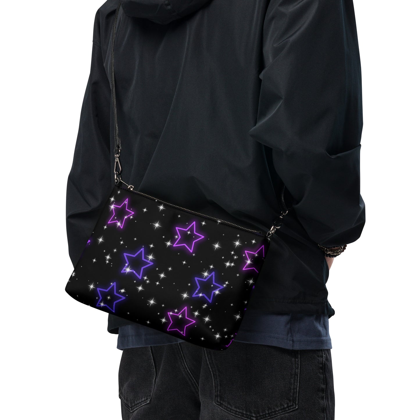 Neon Star Crossbody Bag