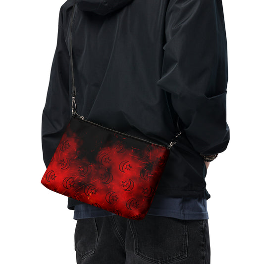 Red Moon Star Crossbody Bag