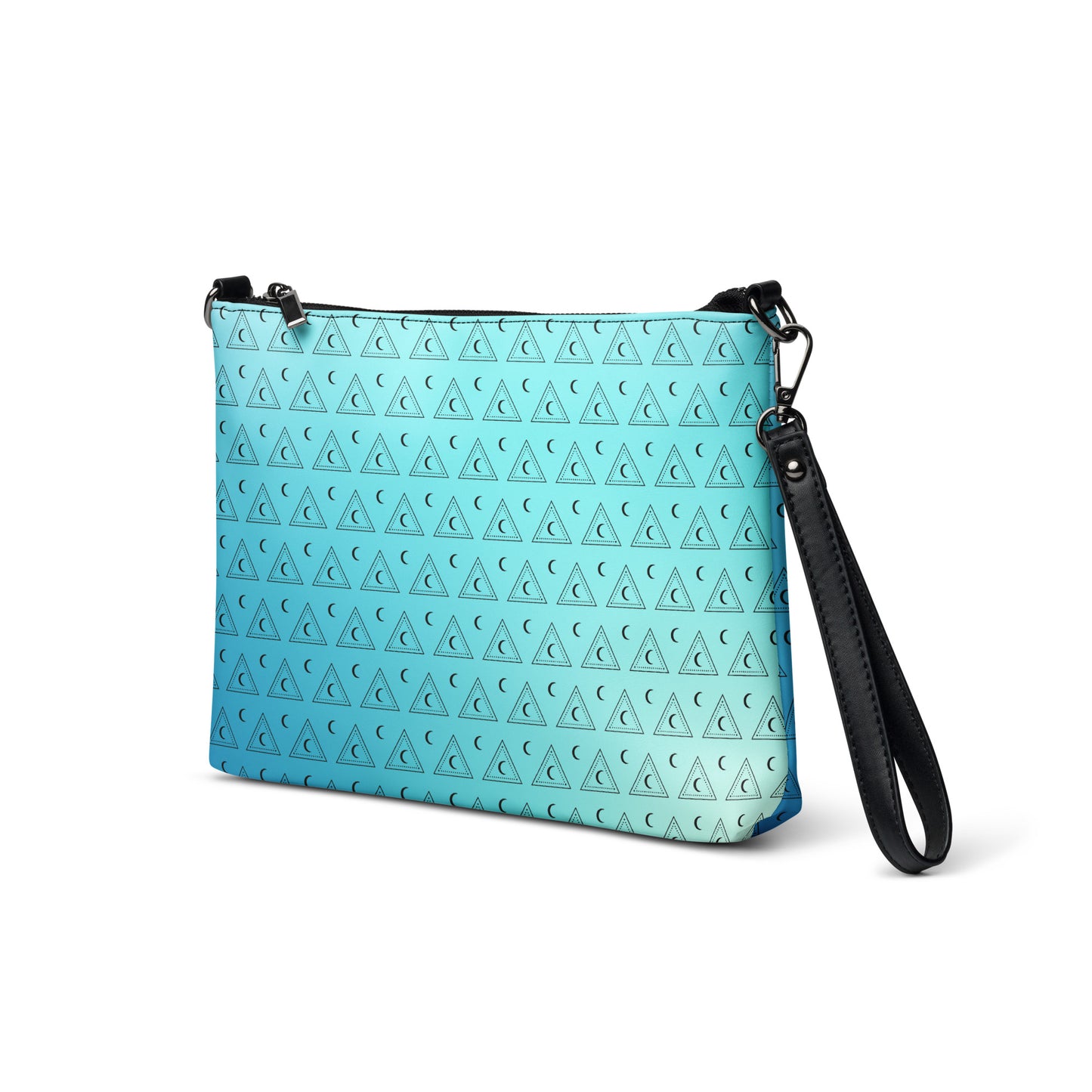 Blue Moon Triangle Crossbody Bag