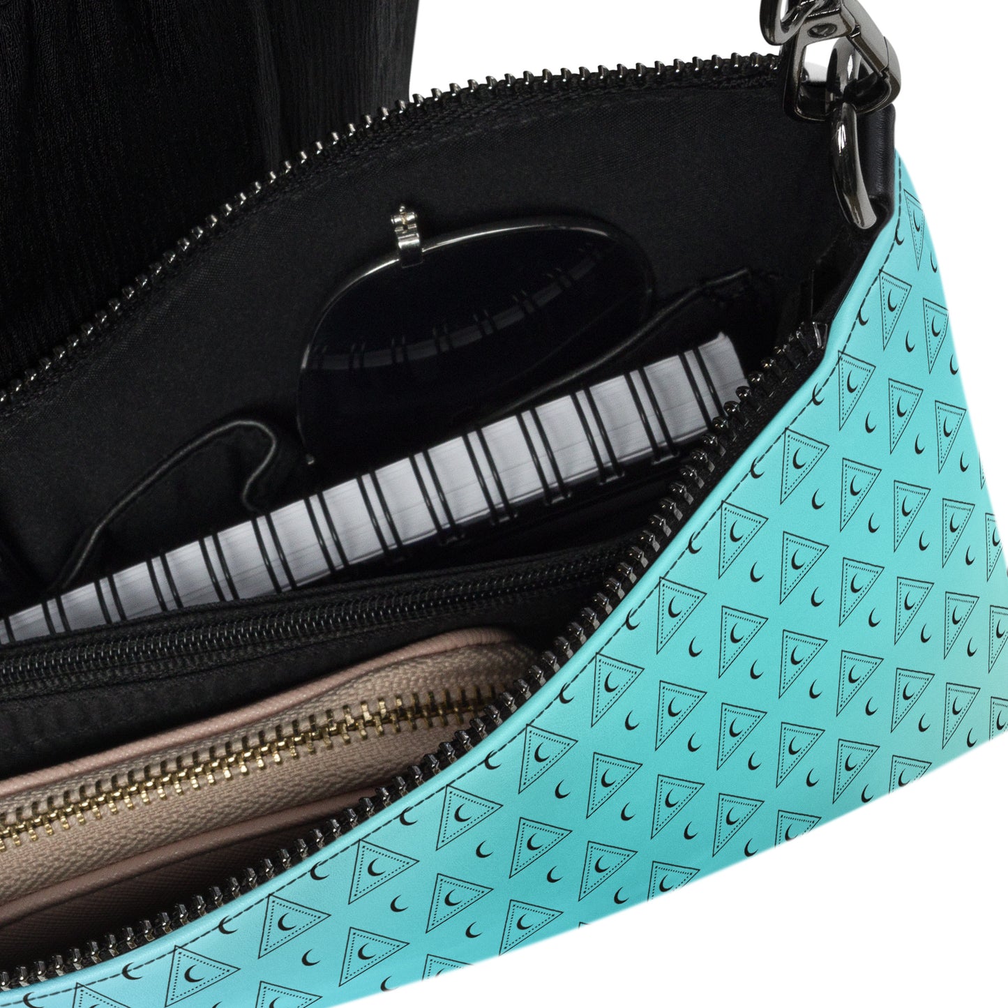 Blue Moon Triangle Crossbody Bag