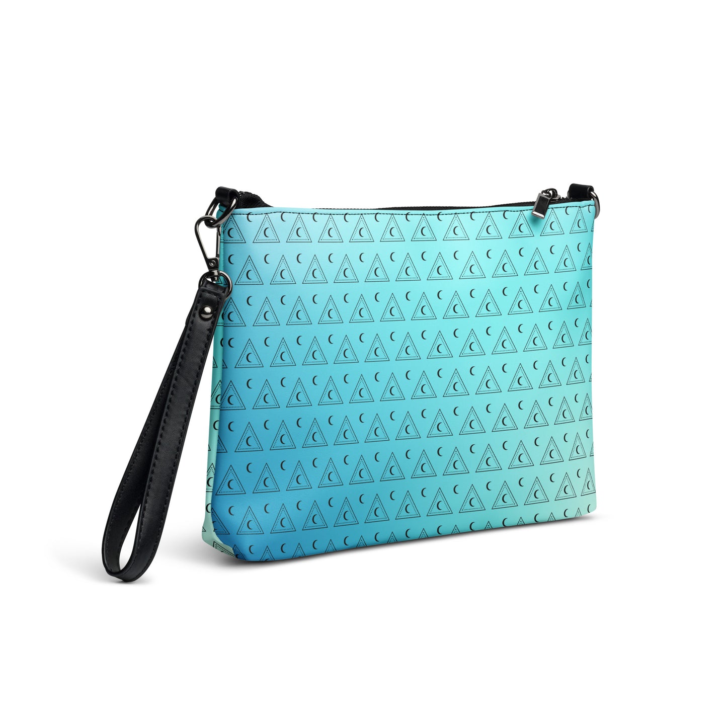 Blue Moon Triangle Crossbody Bag