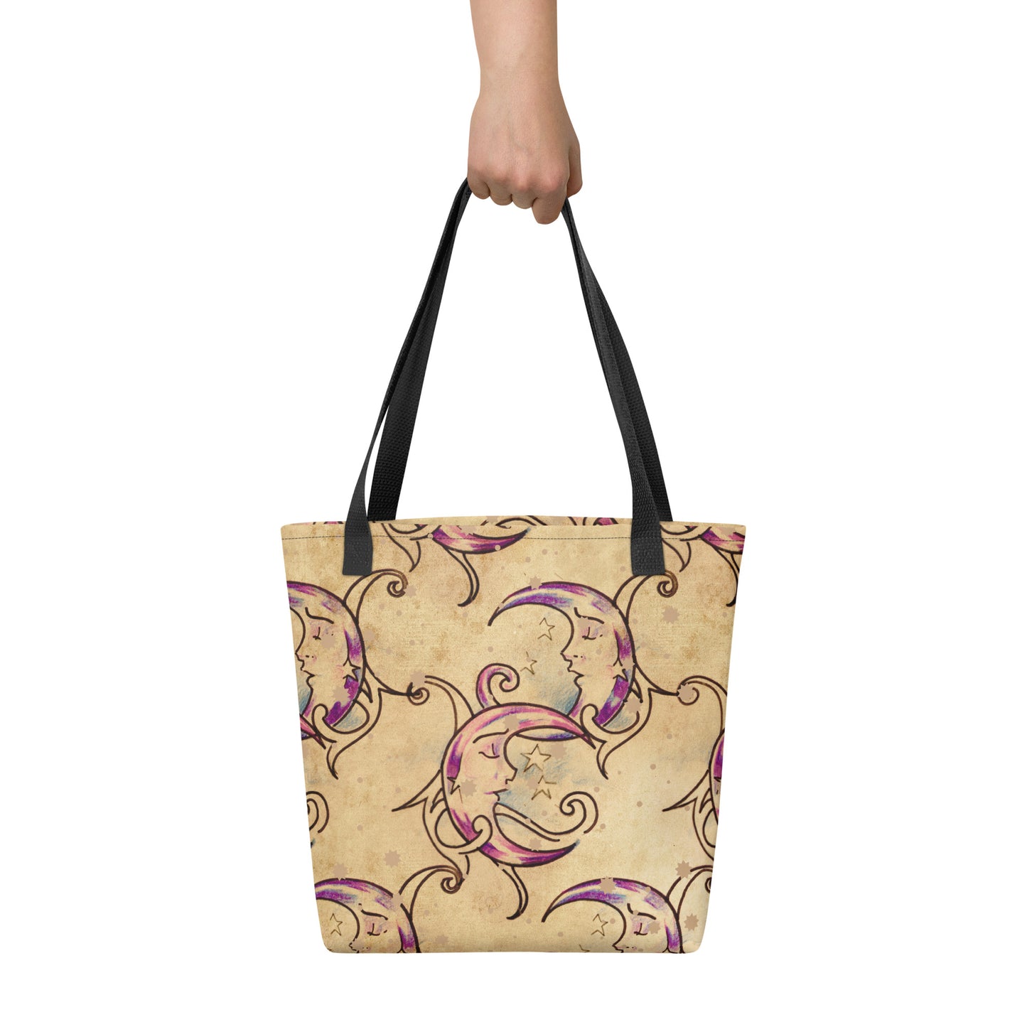 Latte Moon Tote Bag