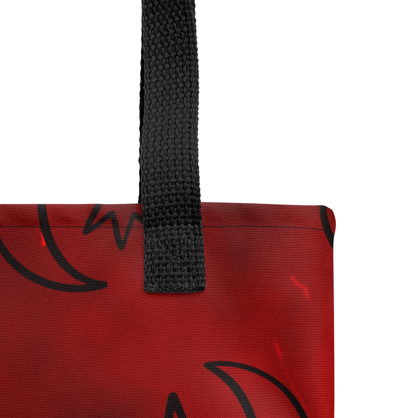 Red Moon Star Tote Bag