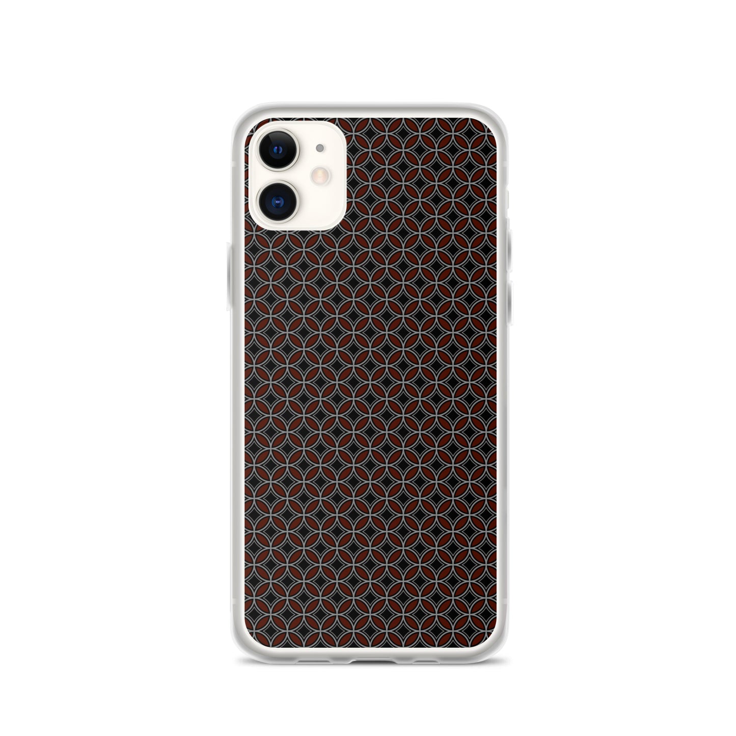 Flower of Life Black Clear Case for iPhone®