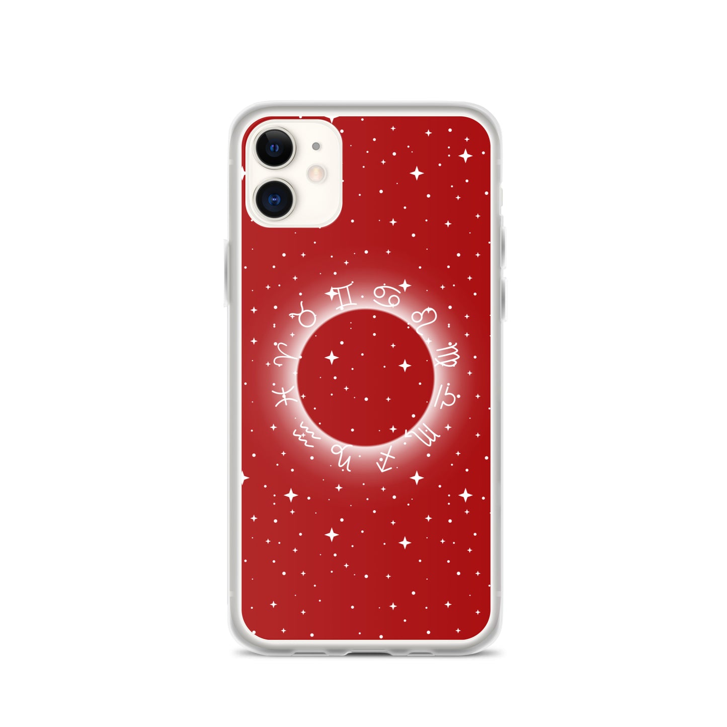 Star Zodiac Fire Red Clear Case for iPhone®