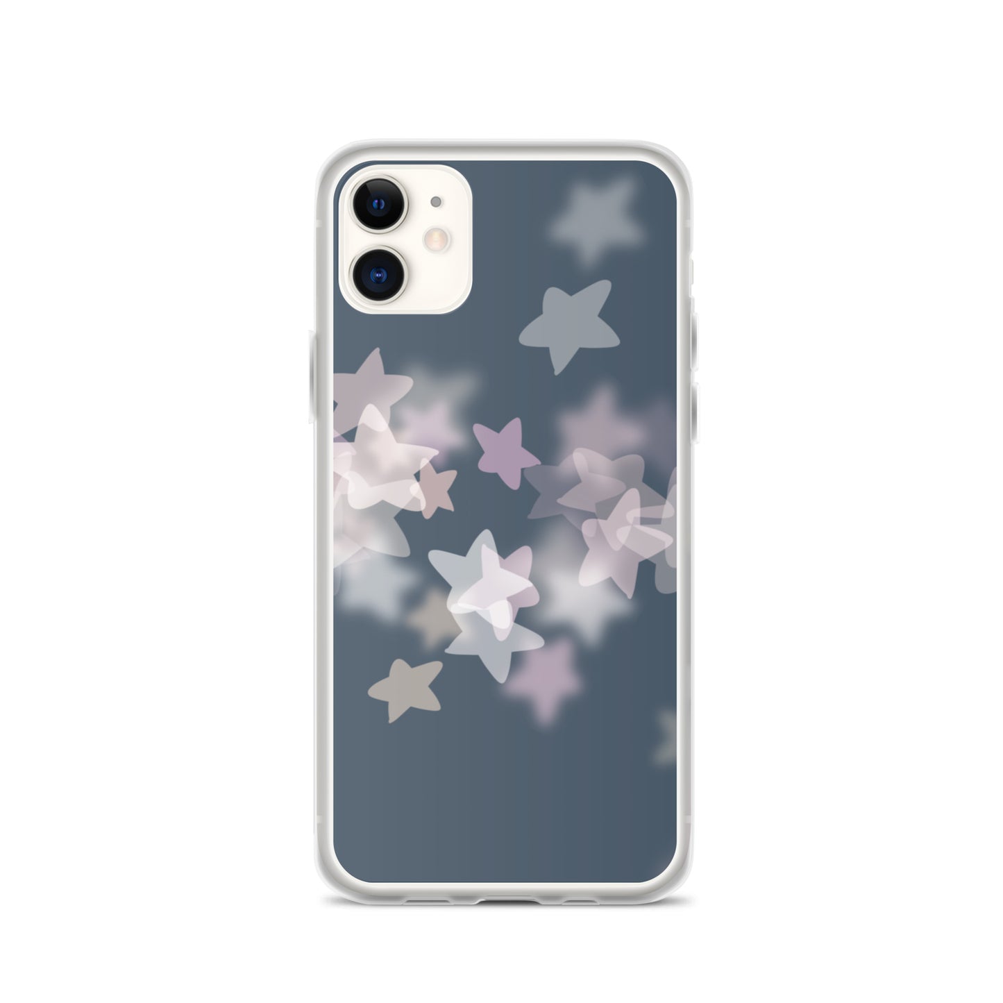 Star Mist Fall Blue Clear Case for iPhone®