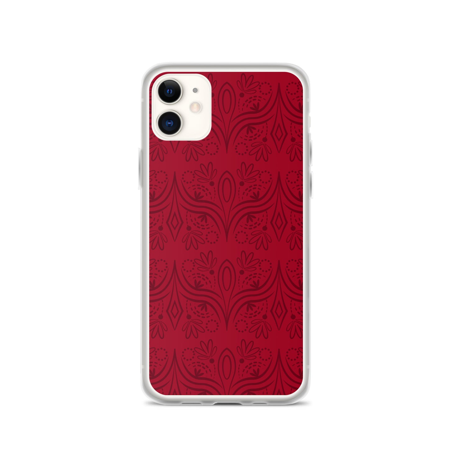 Geometric Star Red Clear Case for iPhone®