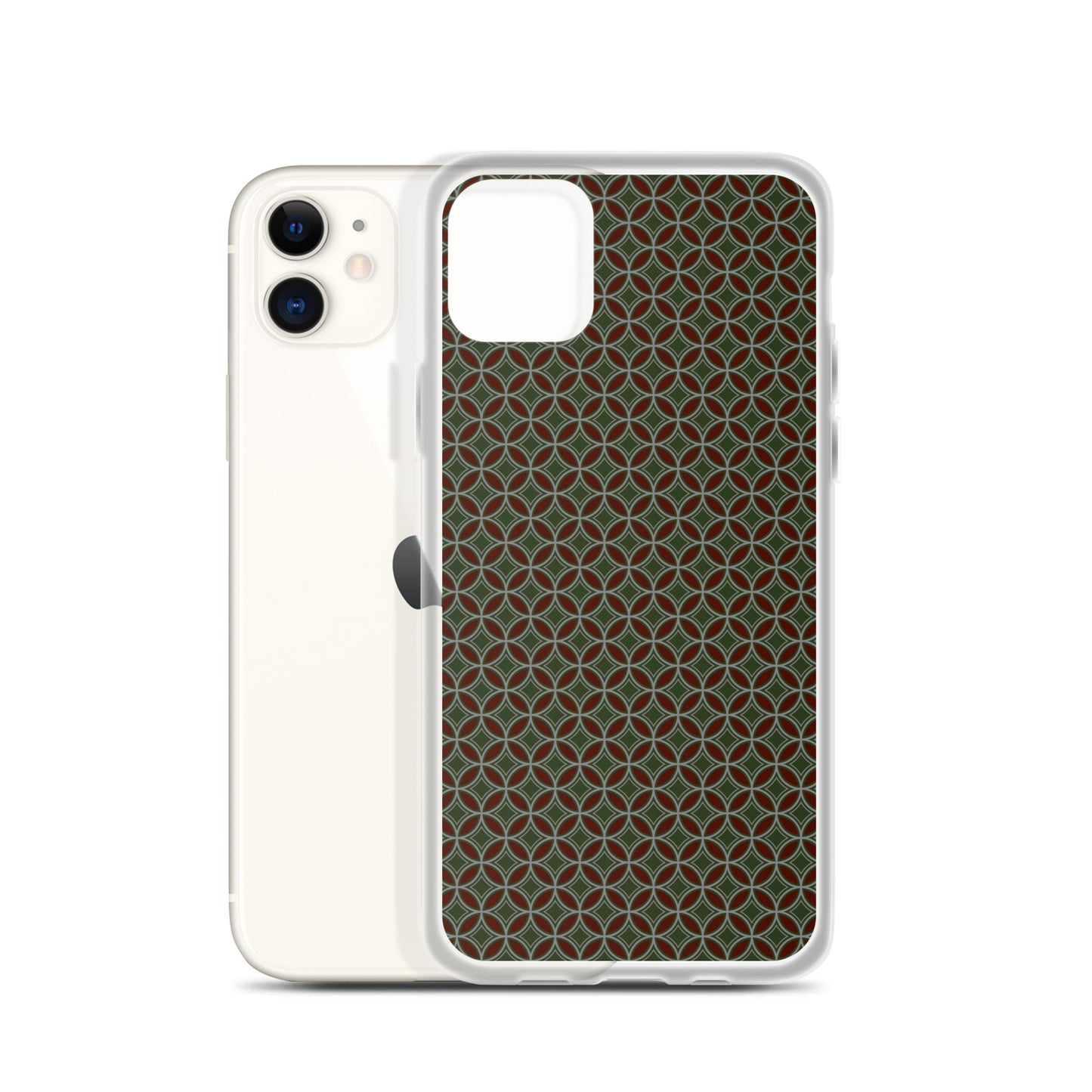 Flower of Life Tree Green Clear Case for iPhone®