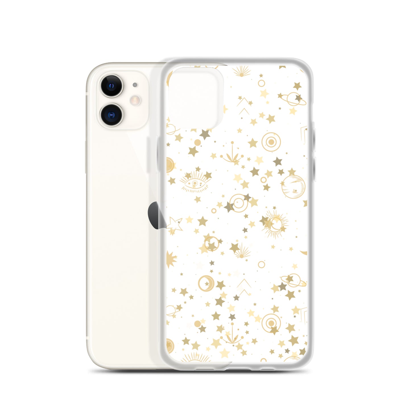 Golden Star Galaxy Clear Case for iPhone®