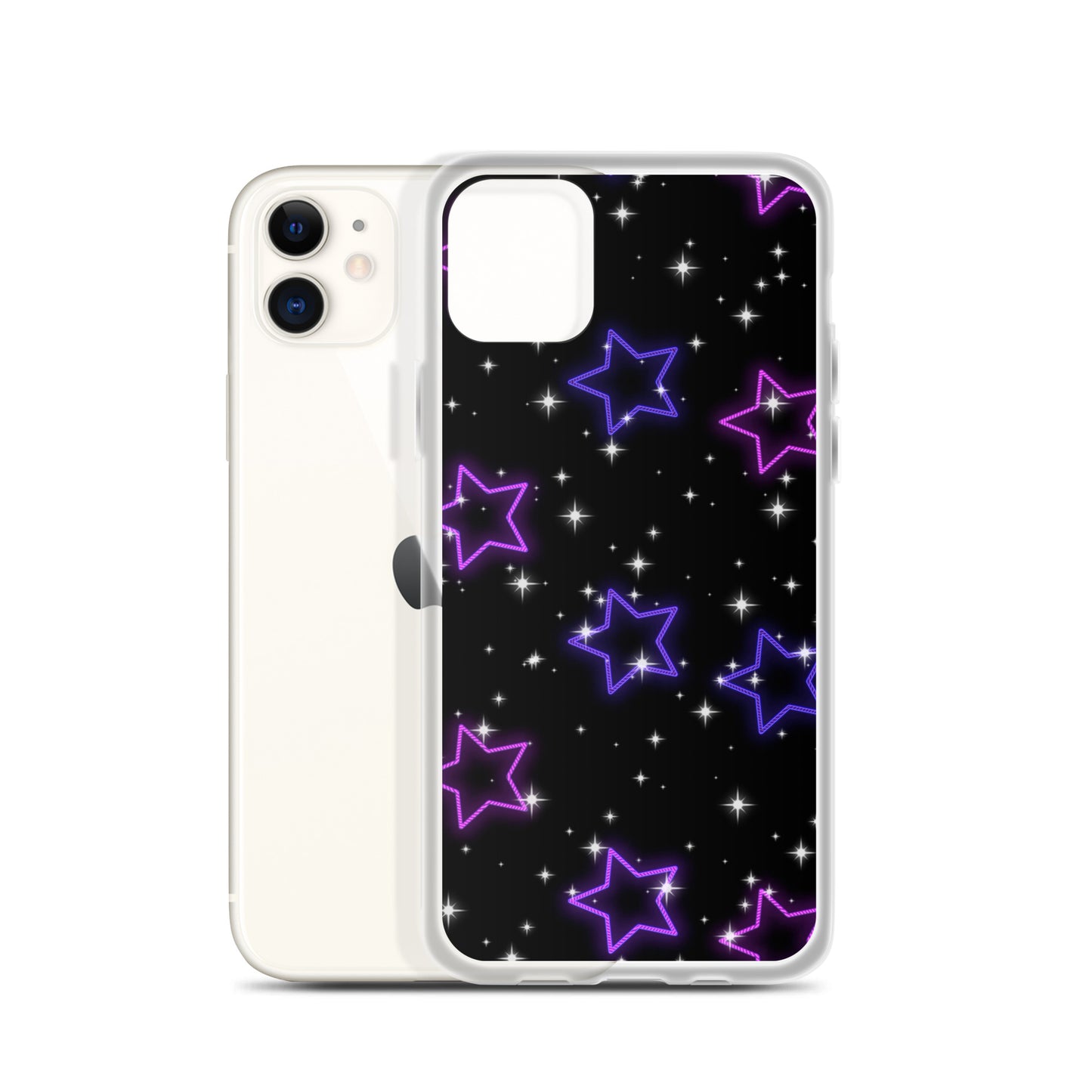 Neon Star Clear Case for iPhone®