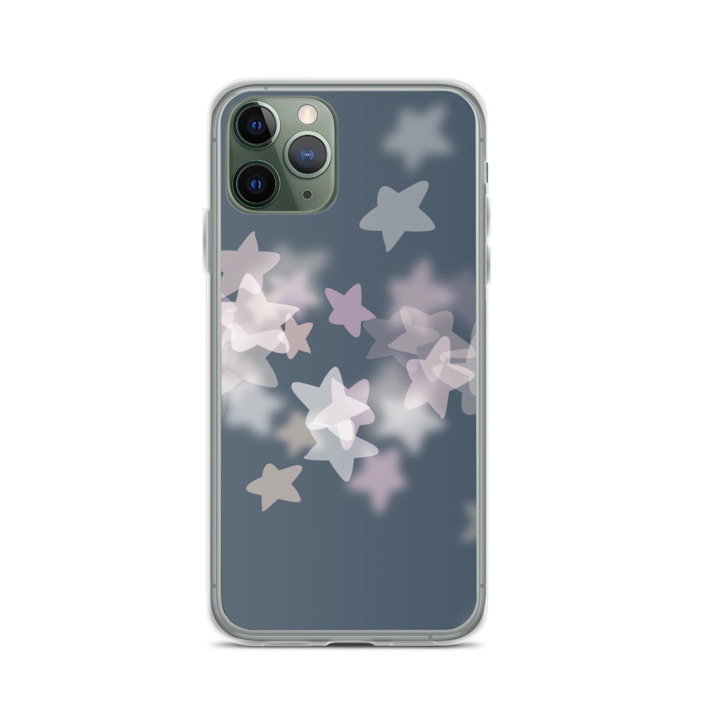 Star Mist Fall Blue Clear Case for iPhone®