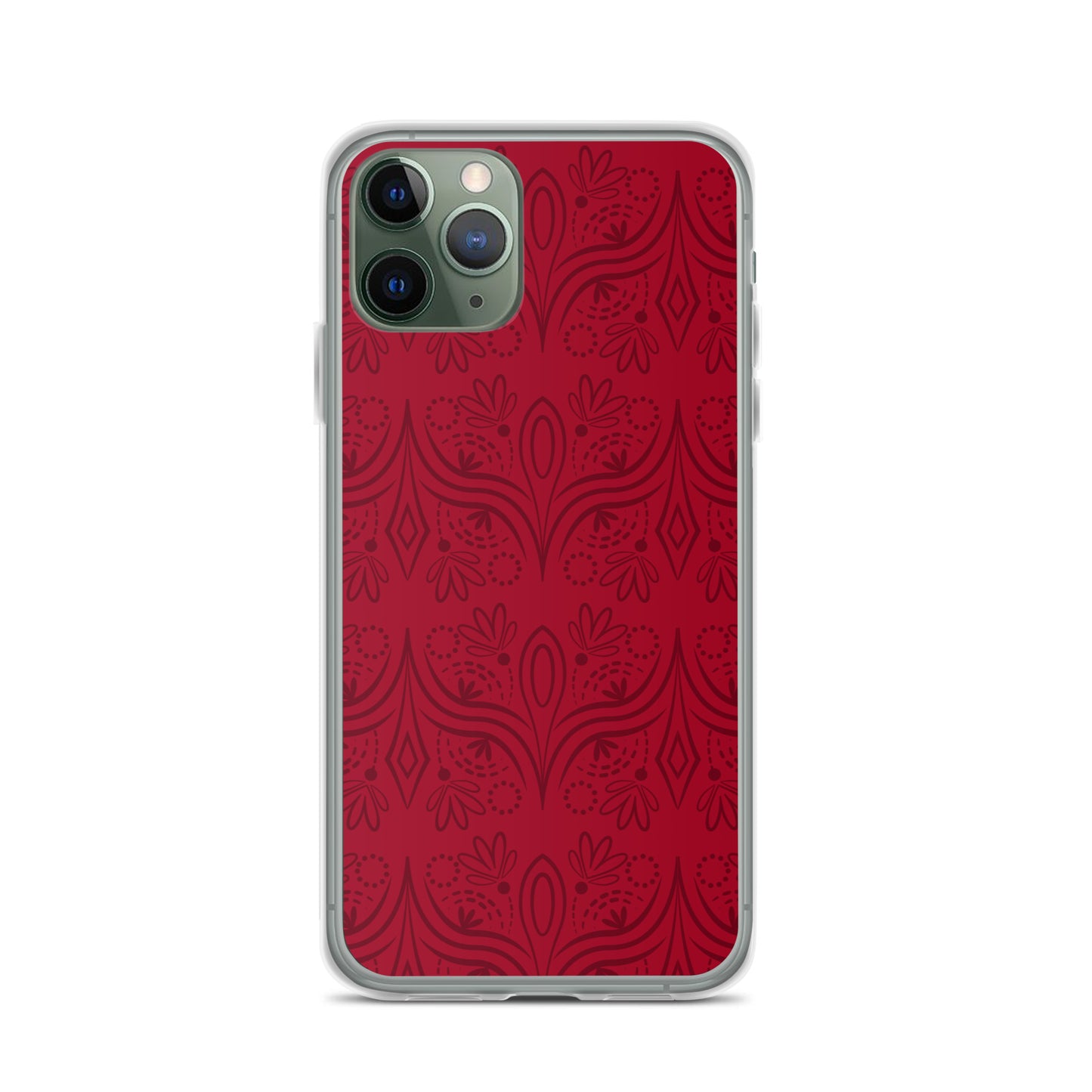 Geometric Star Red Clear Case for iPhone®