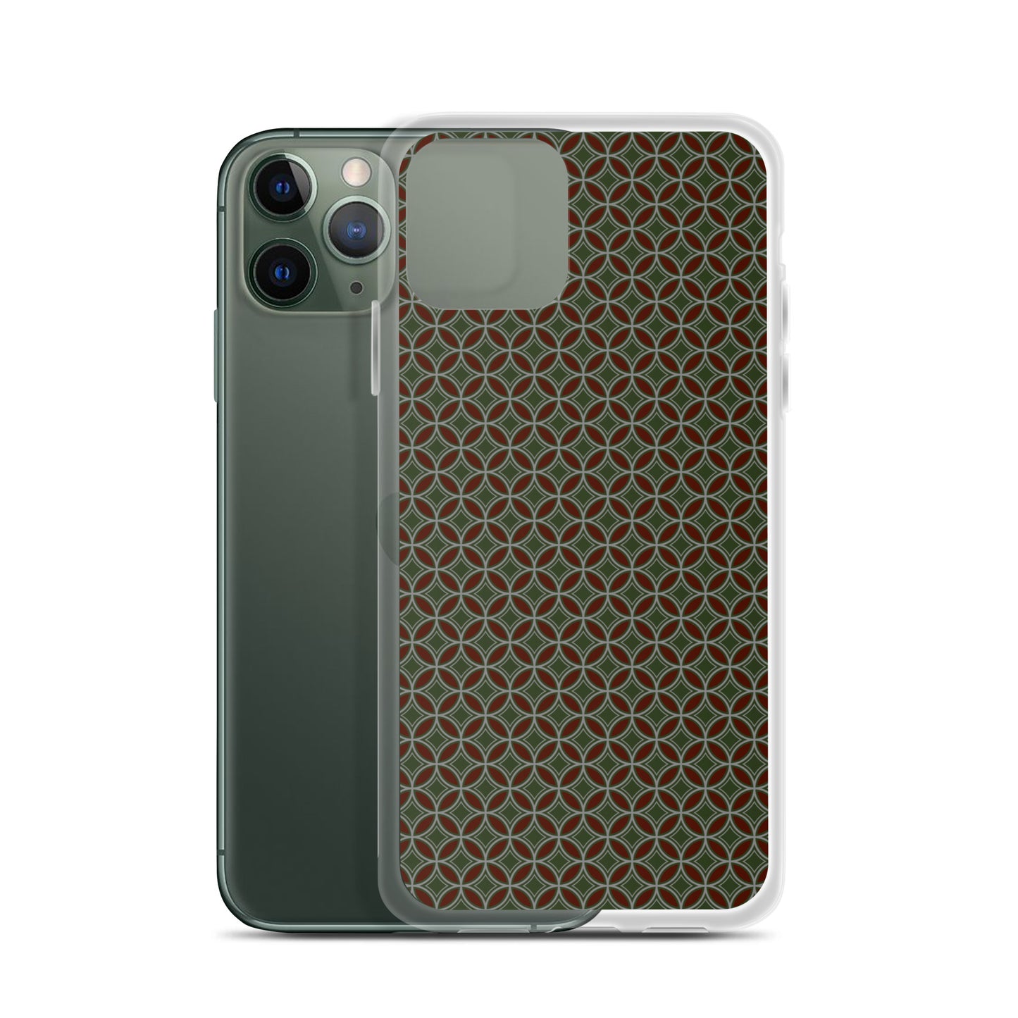 Flower of Life Tree Green Clear Case for iPhone®