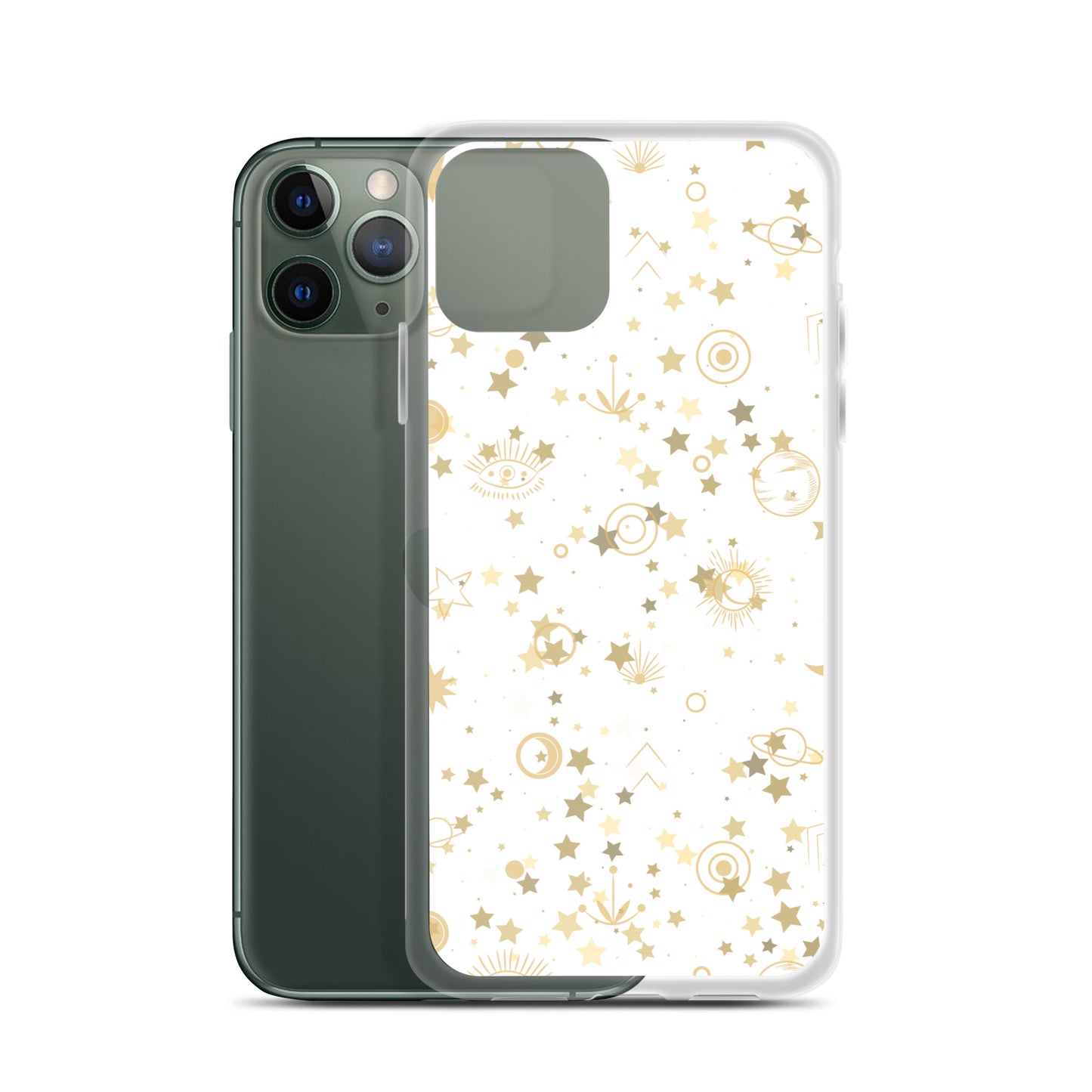 Golden Star Galaxy Clear Case for iPhone®