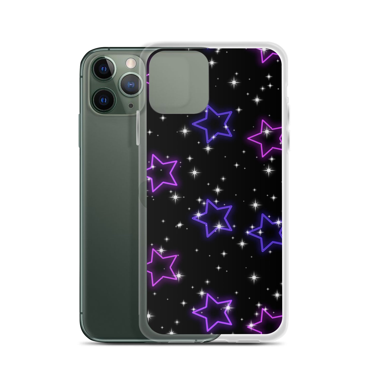 Neon Star Clear Case for iPhone®