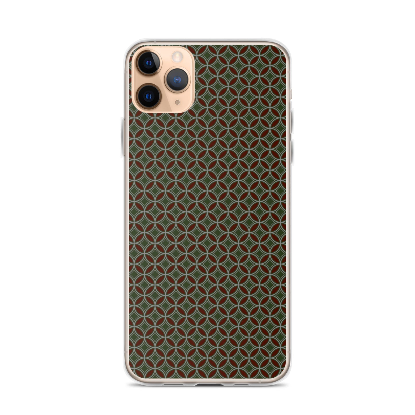 Flower of Life Tree Green Clear Case for iPhone®