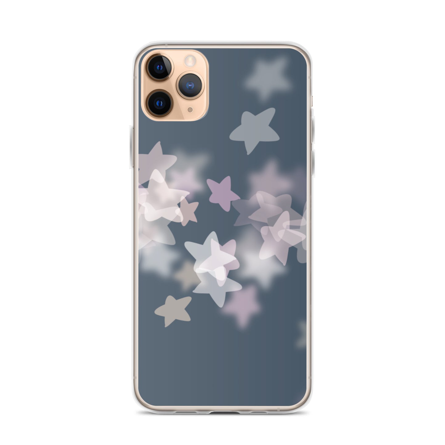 Star Mist Fall Blue Clear Case for iPhone®