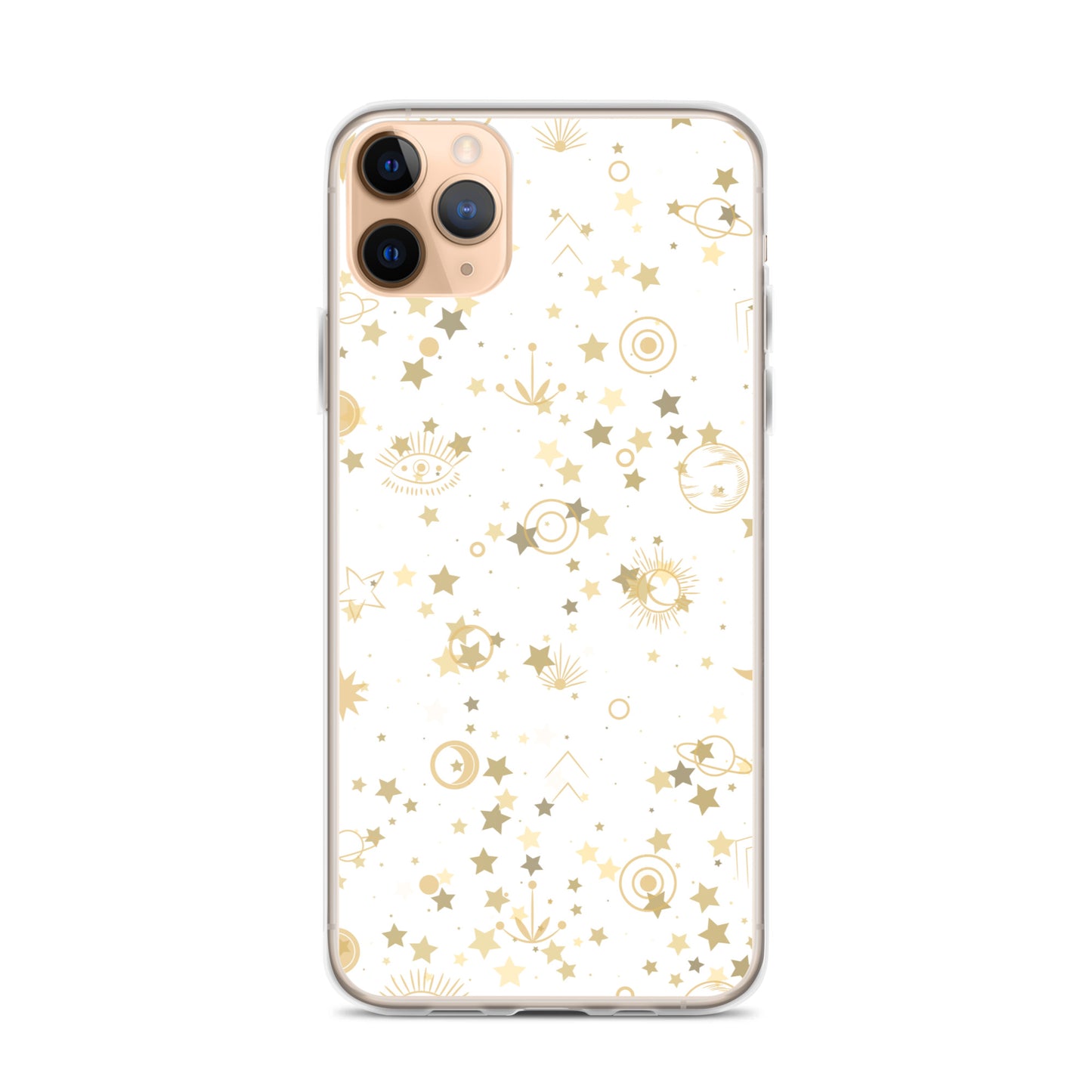 Golden Star Galaxy Clear Case for iPhone®