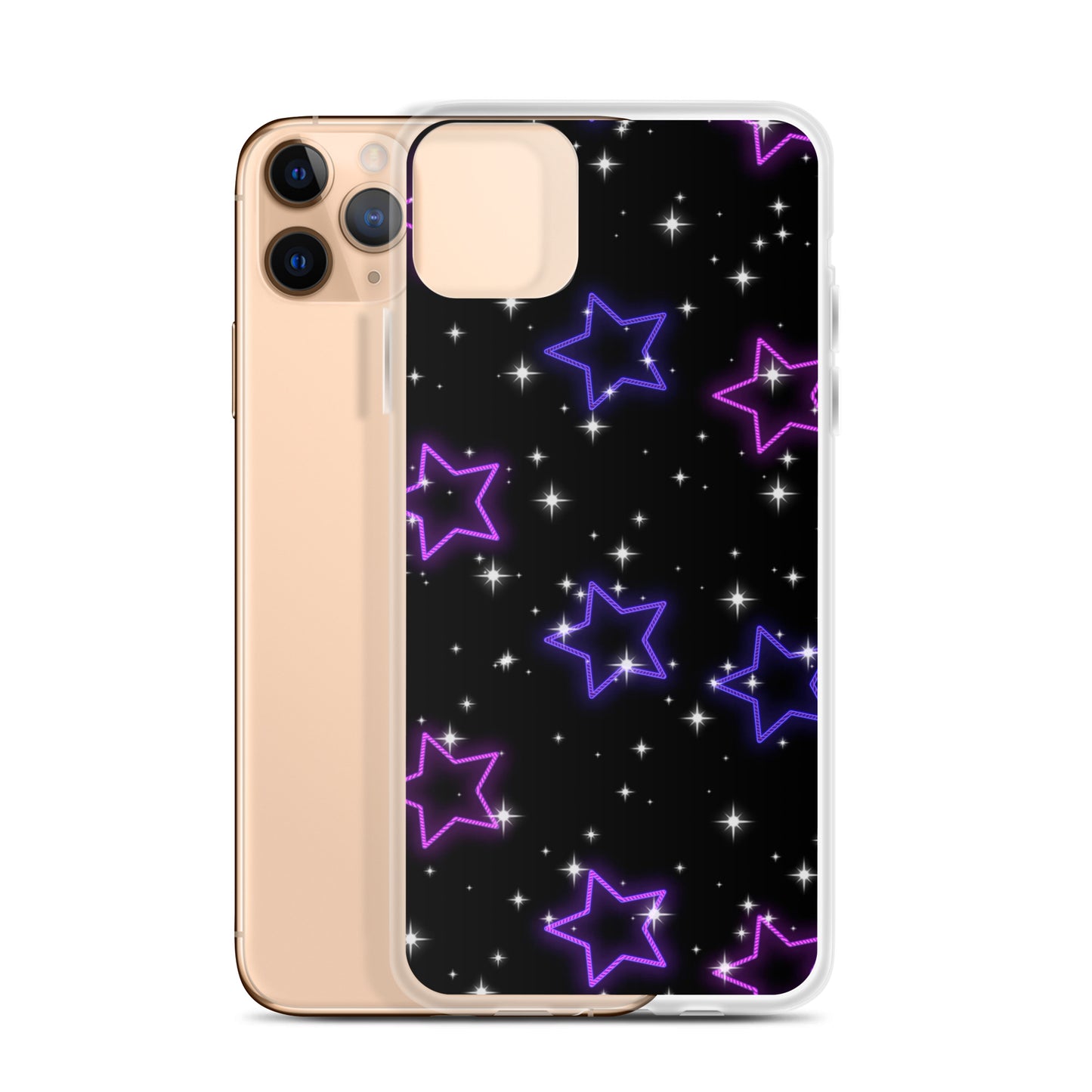 Neon Star Clear Case for iPhone®