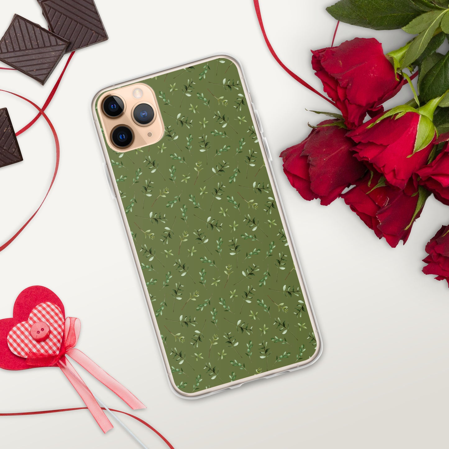 Greenery Wood Green Clear Case for iPhone®