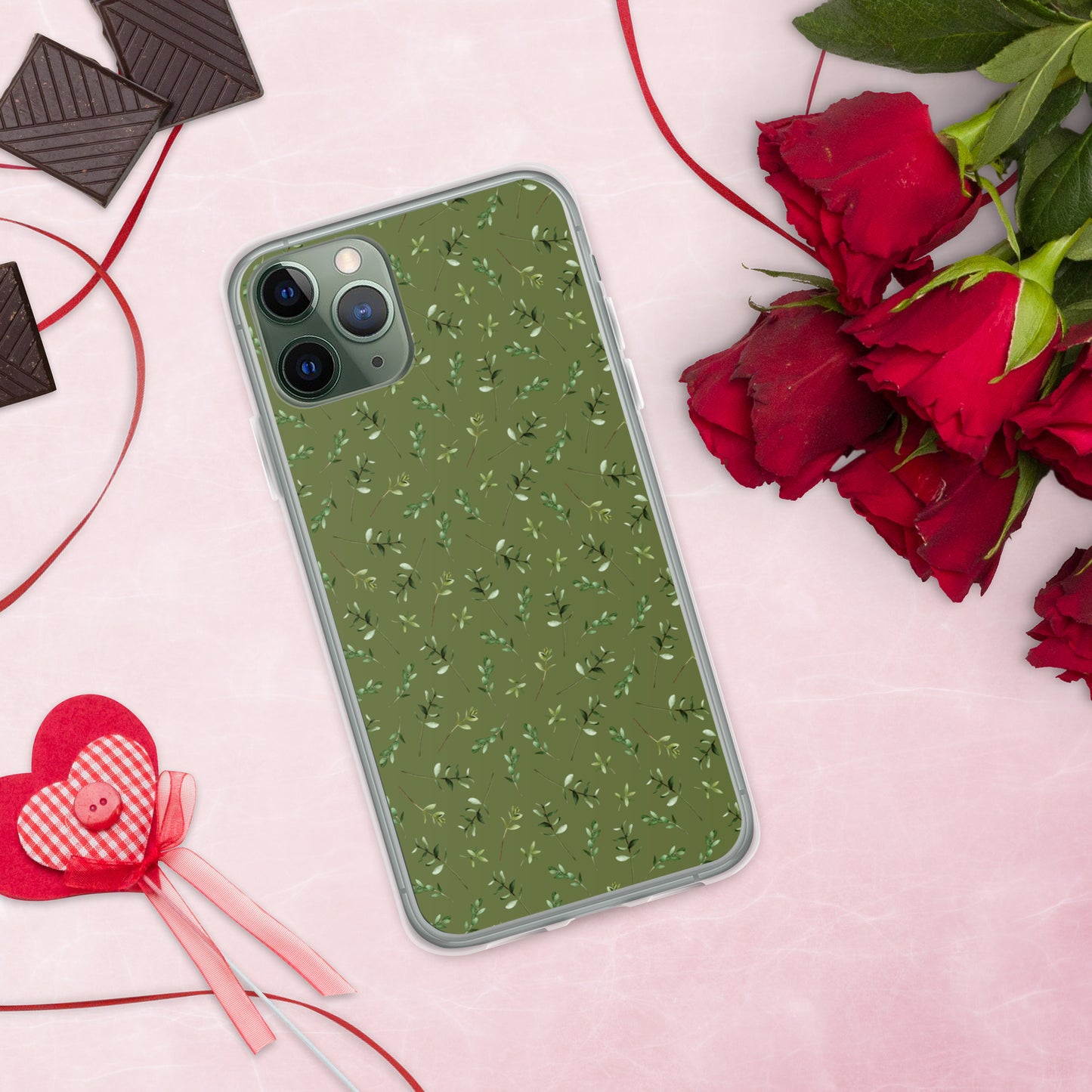 Greenery Wood Green Clear Case for iPhone®