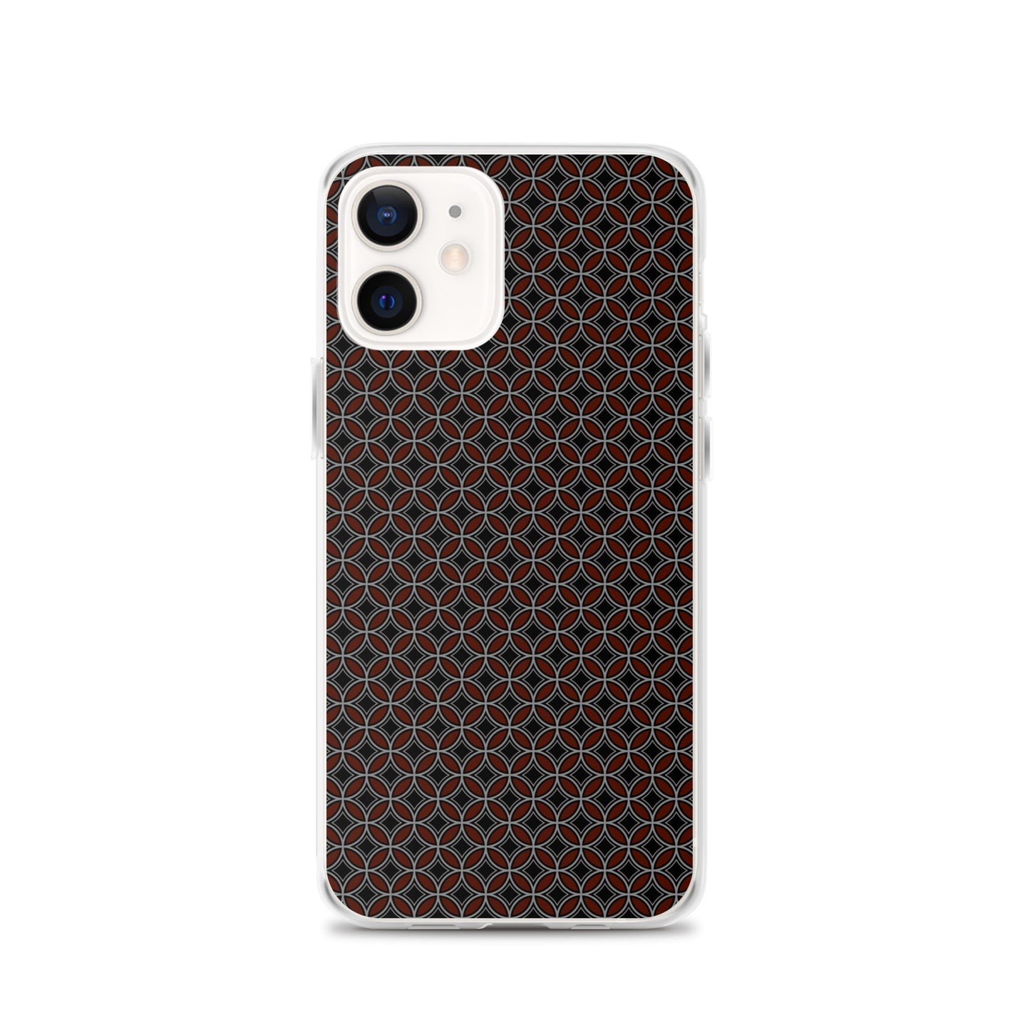 Flower of Life Black Clear Case for iPhone®