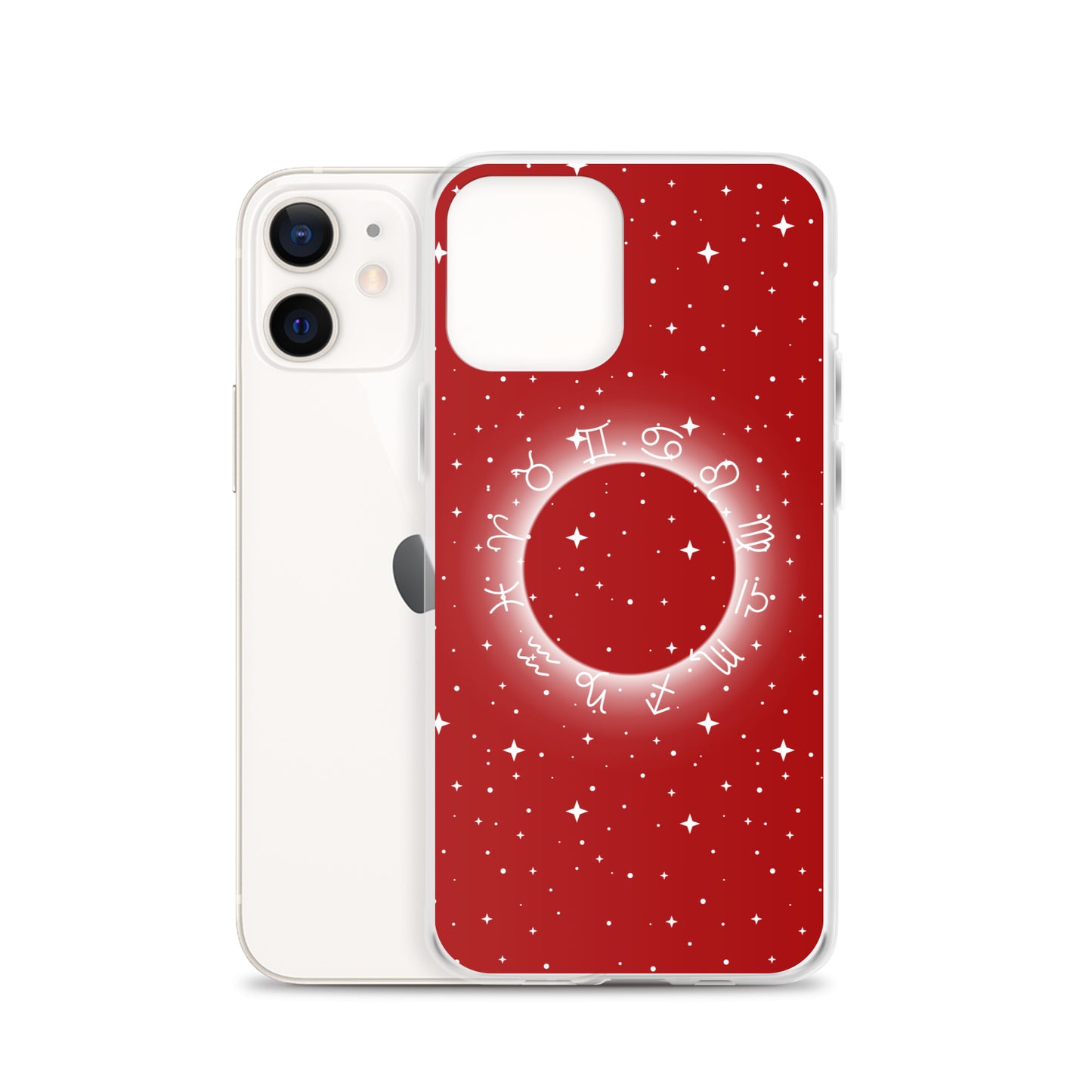 Star Zodiac Fire Red Clear Case for iPhone®