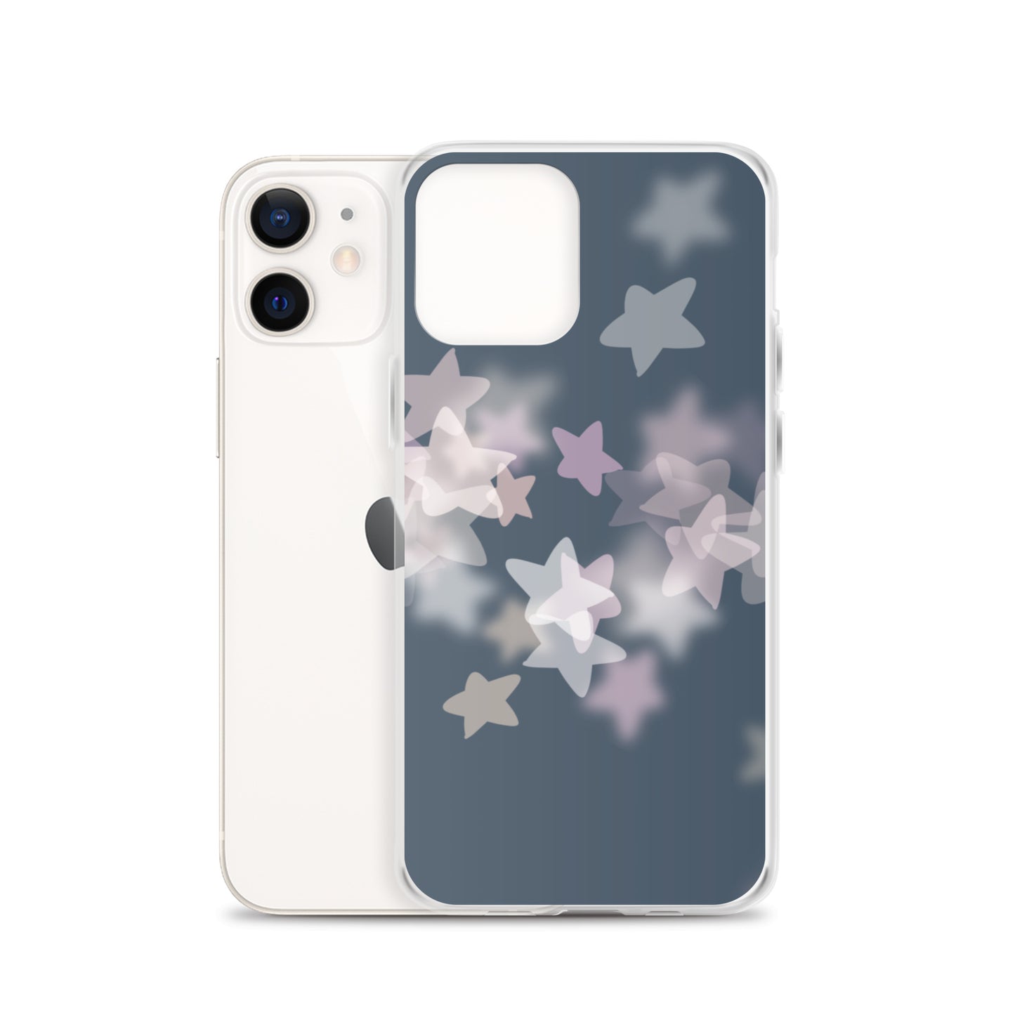 Star Mist Fall Blue Clear Case for iPhone®