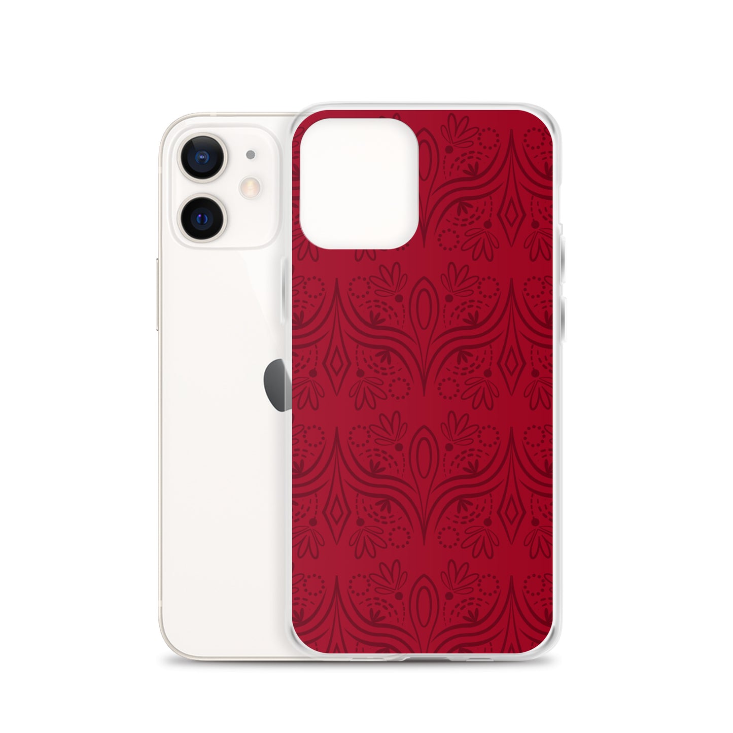 Geometric Star Red Clear Case for iPhone®