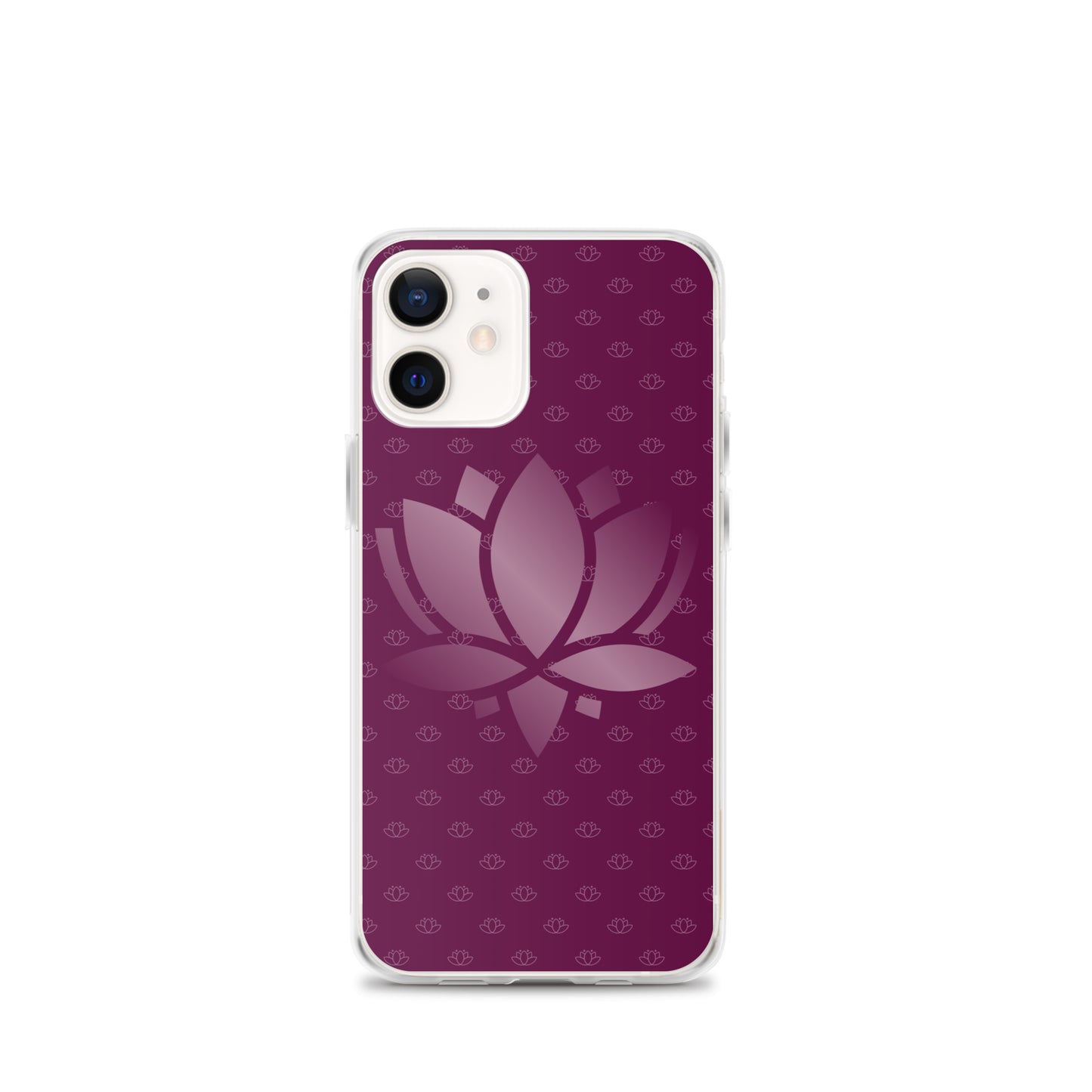 Lotus Flower Purple Power Clear Case for iPhone®