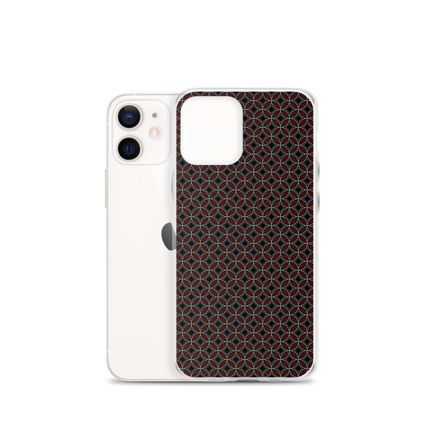 Flower of Life Black Clear Case for iPhone®