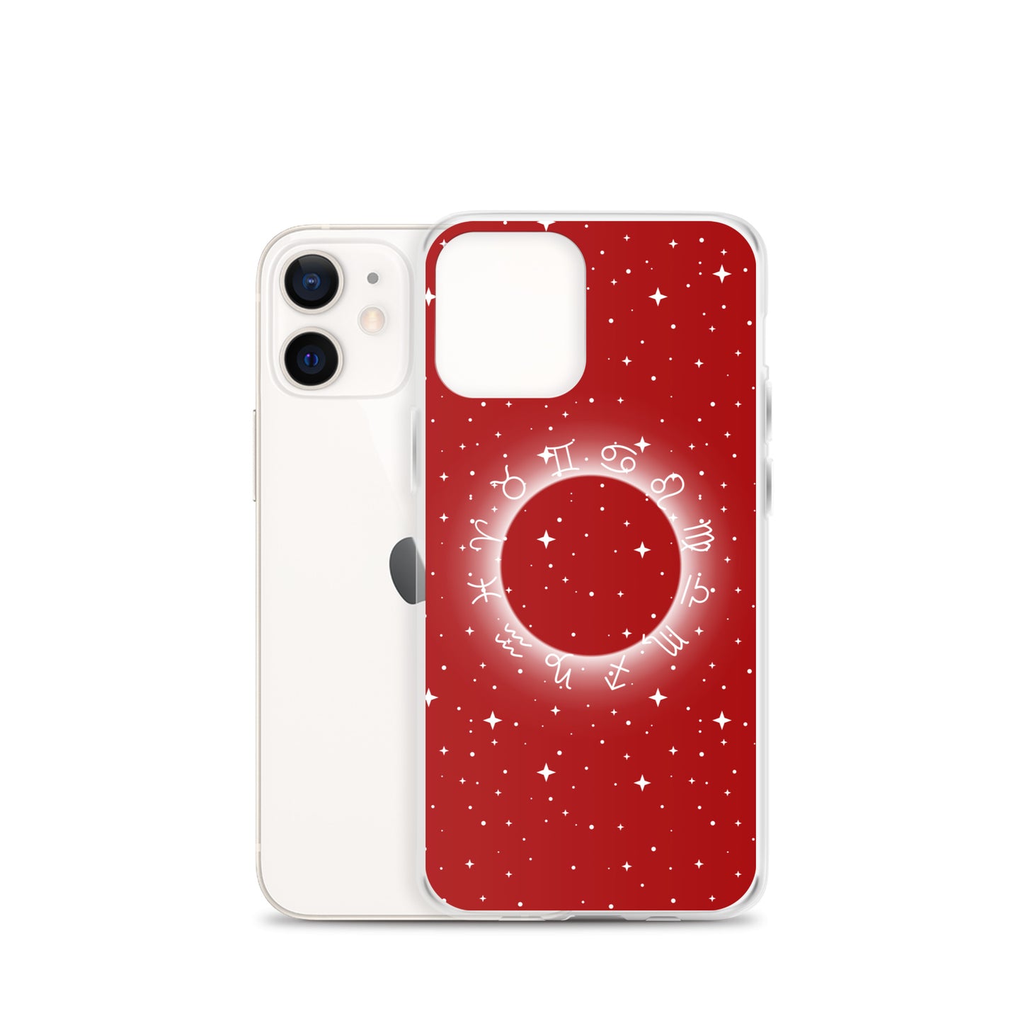 Star Zodiac Fire Red Clear Case for iPhone®