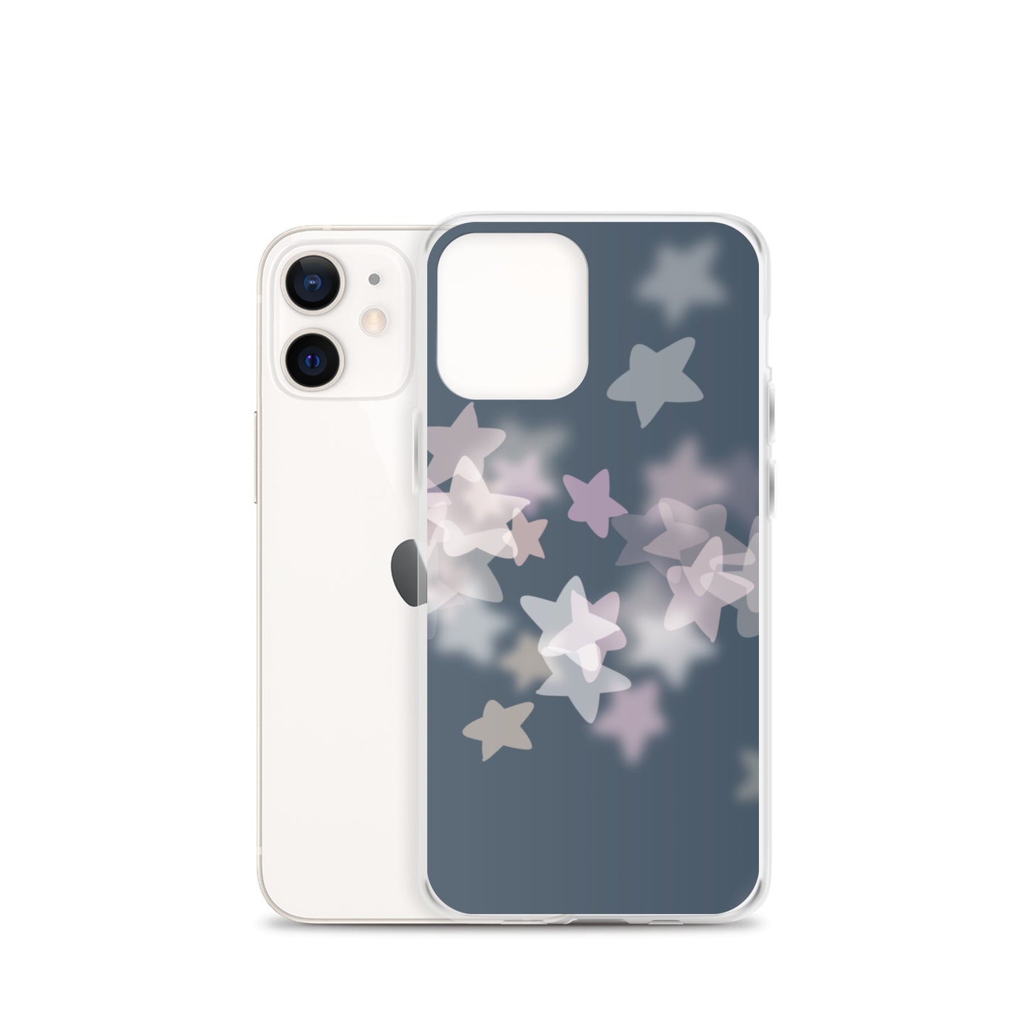 Star Mist Fall Blue Clear Case for iPhone®