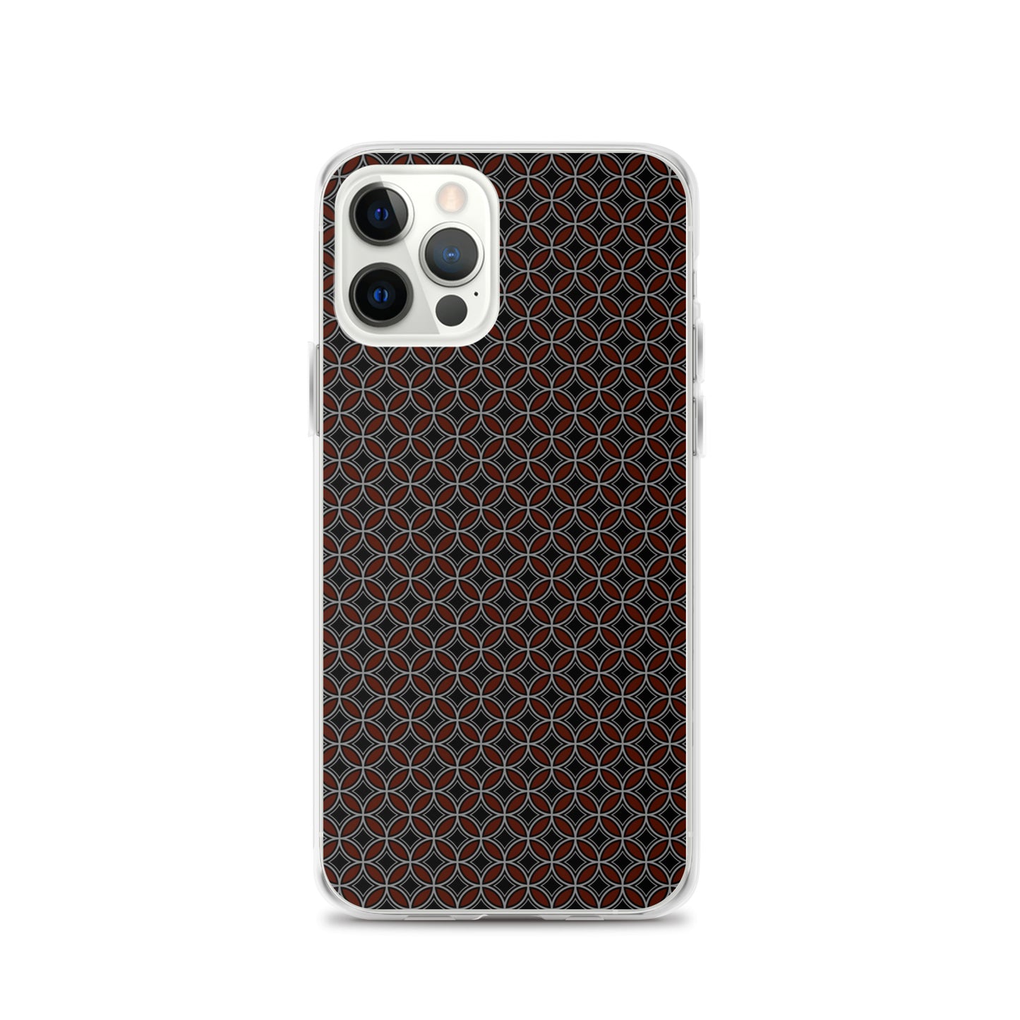 Flower of Life Black Clear Case for iPhone®