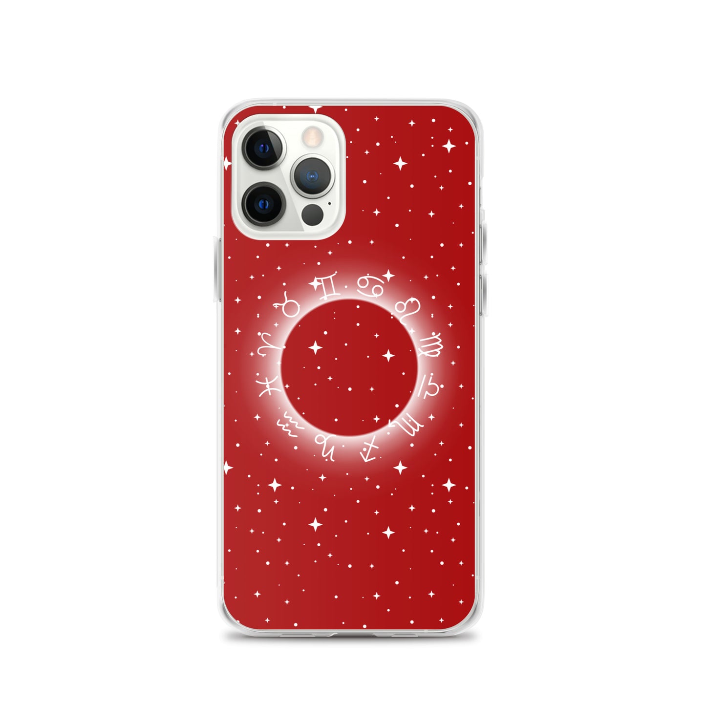 Star Zodiac Fire Red Clear Case for iPhone®