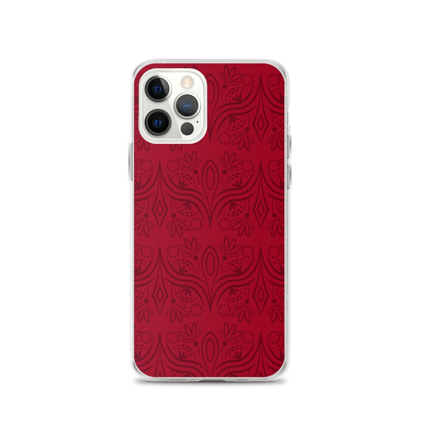 Geometric Star Red Clear Case for iPhone®