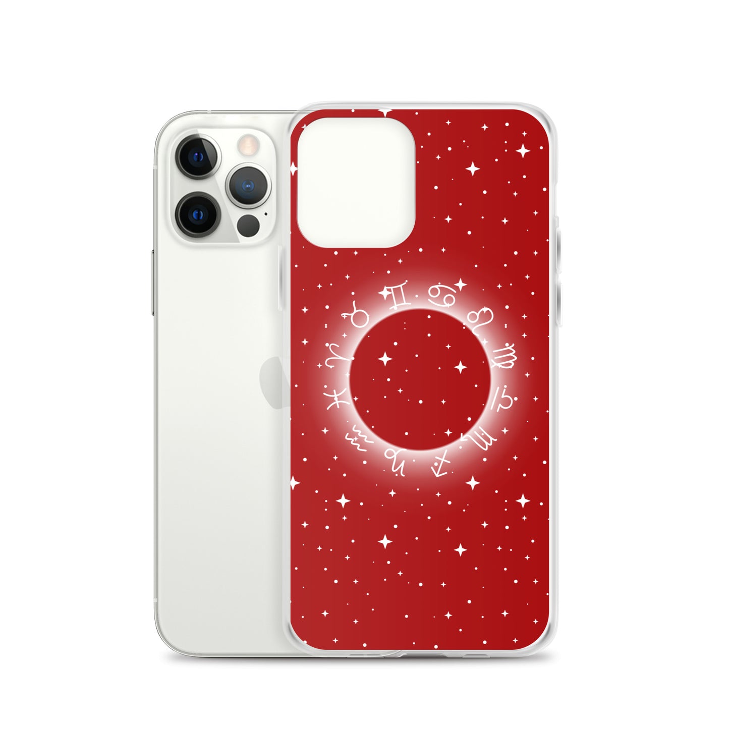 Star Zodiac Fire Red Clear Case for iPhone®