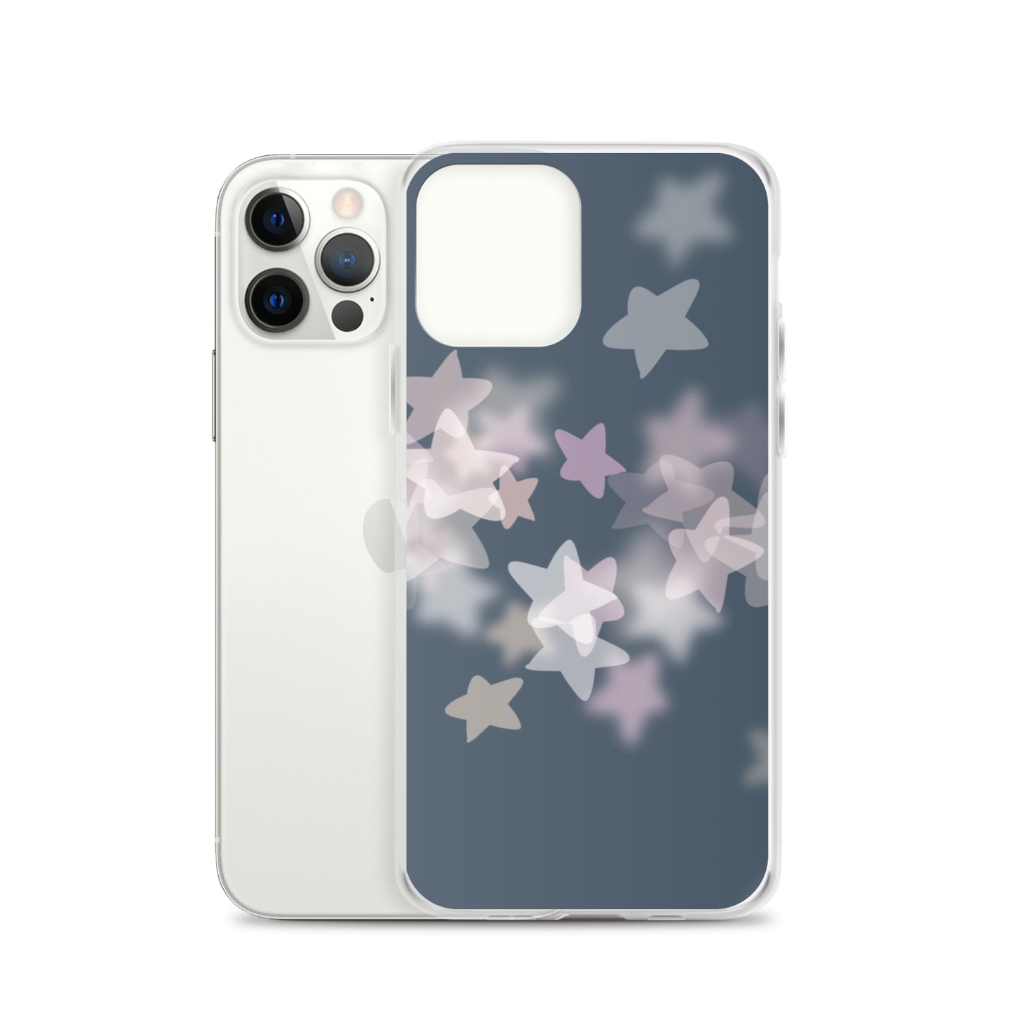 Star Mist Fall Blue Clear Case for iPhone®