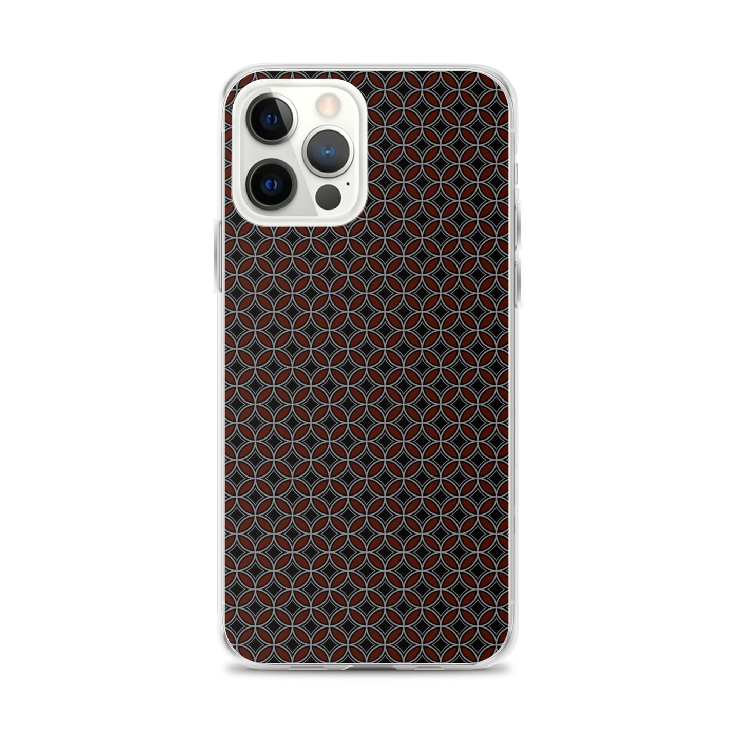 Flower of Life Black Clear Case for iPhone®