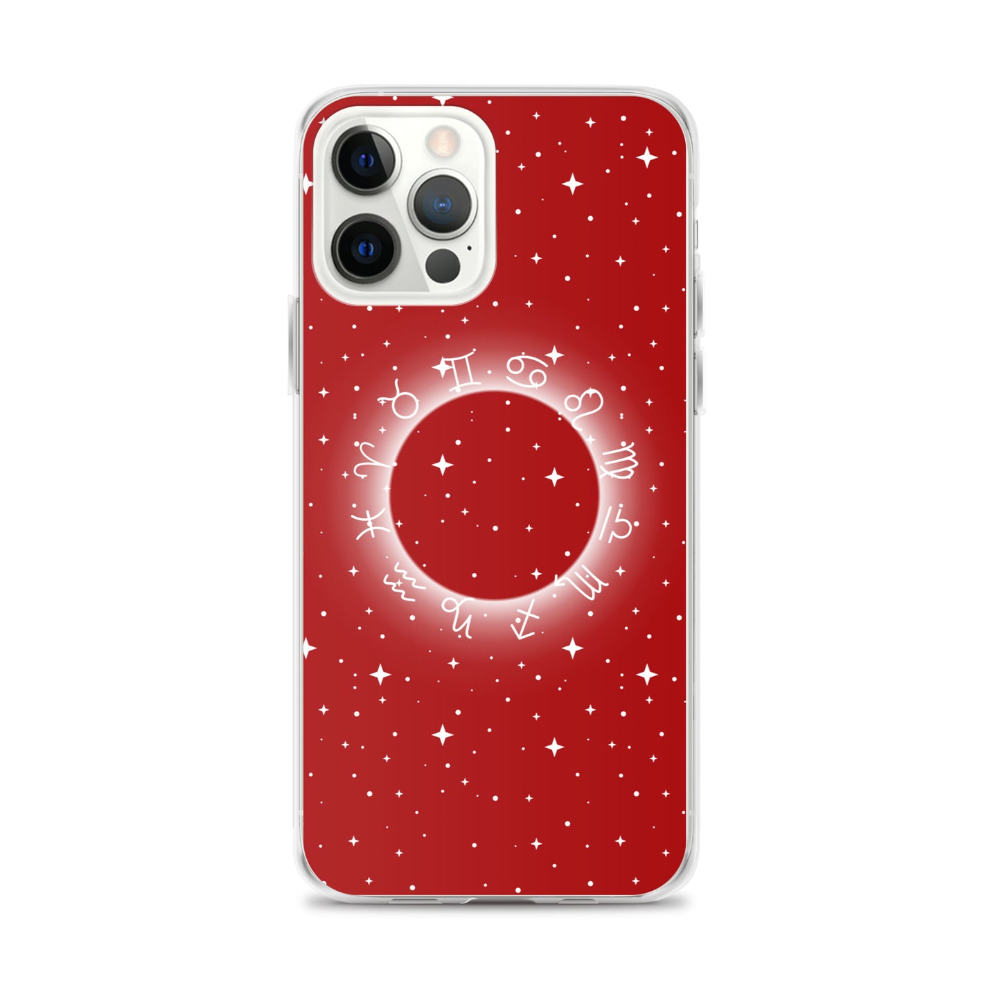 Star Zodiac Fire Red Clear Case for iPhone®