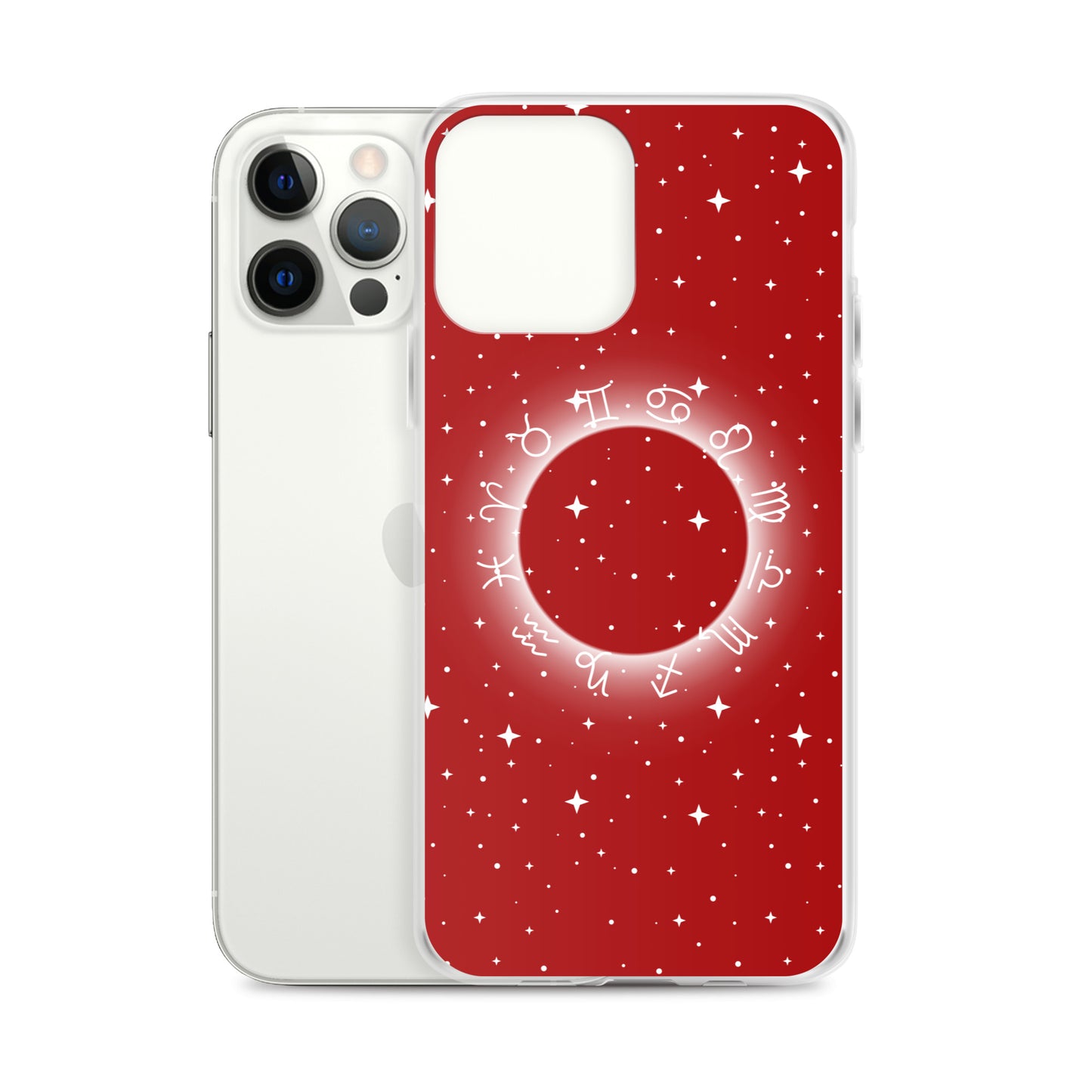 Star Zodiac Fire Red Clear Case for iPhone®