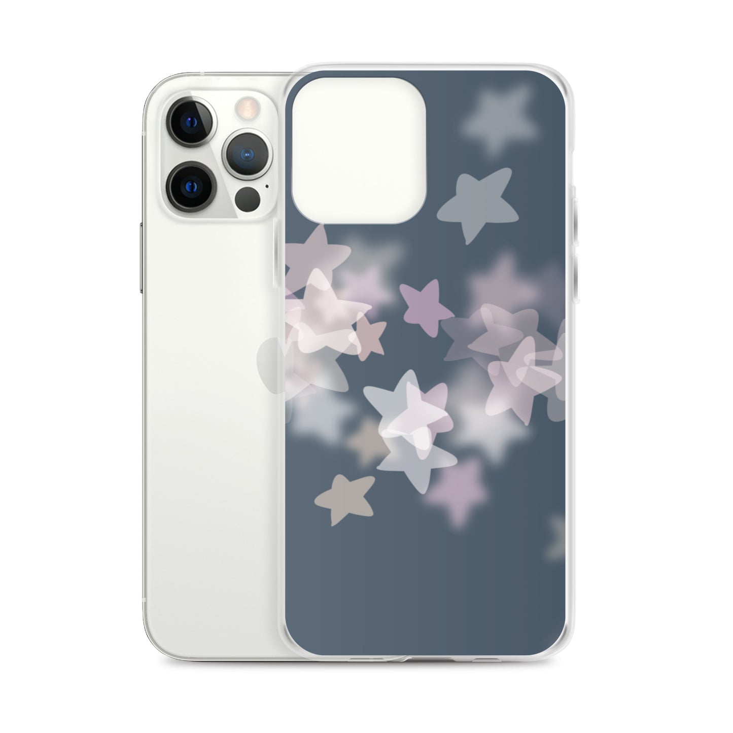 Star Mist Fall Blue Clear Case for iPhone®