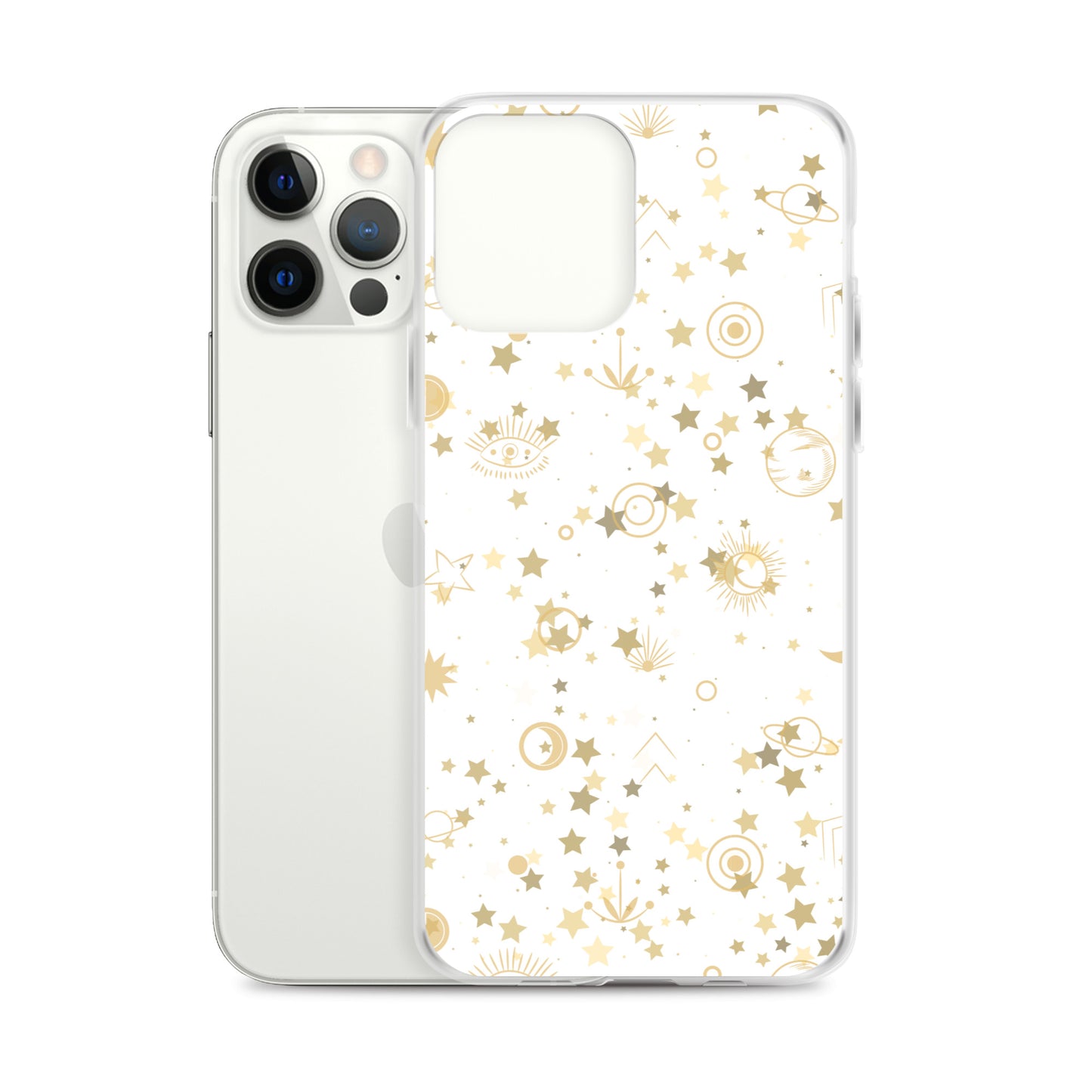 Golden Star Galaxy Clear Case for iPhone®