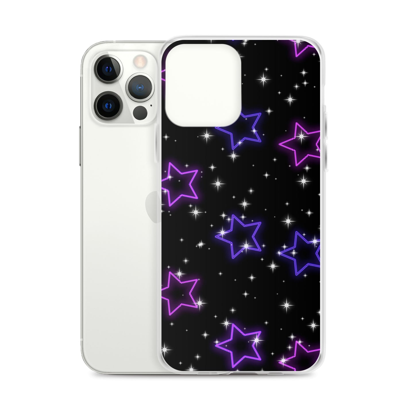 Neon Star Clear Case for iPhone®