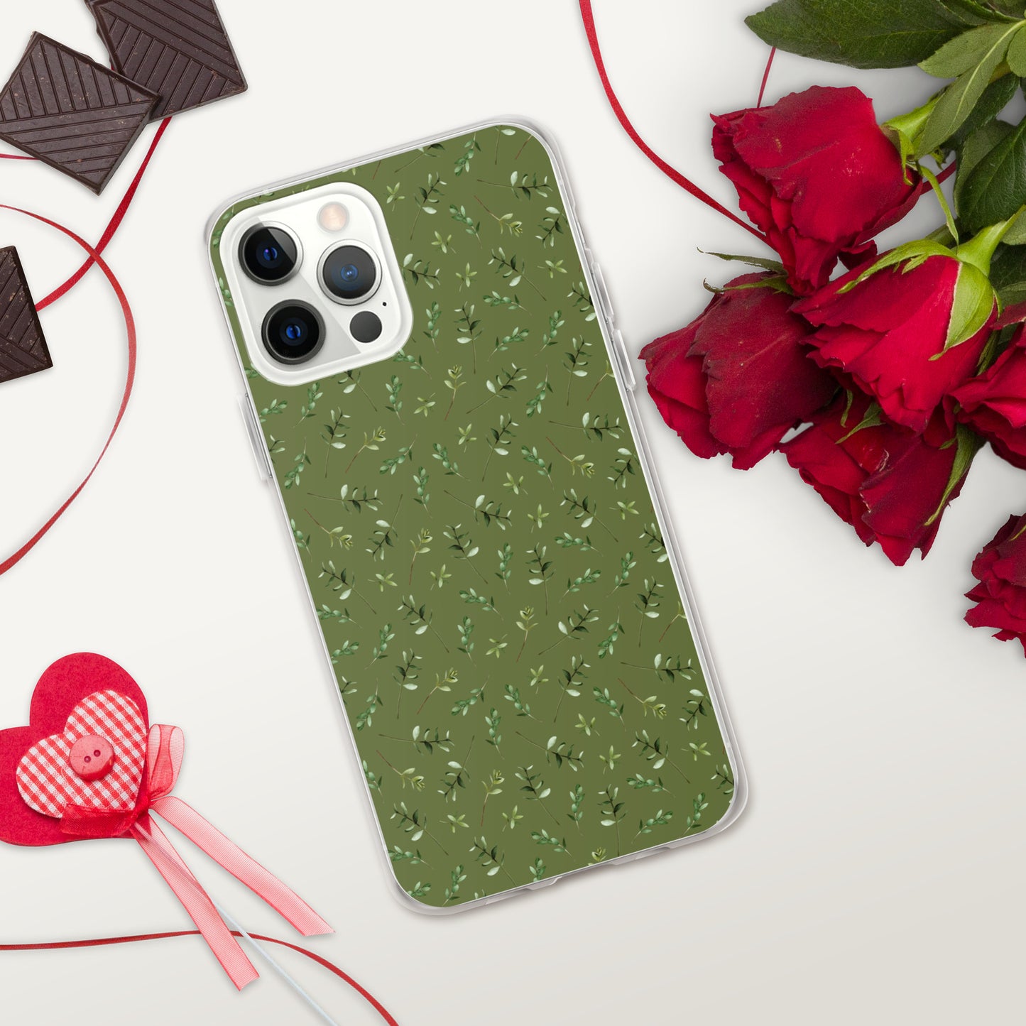 Greenery Wood Green Clear Case for iPhone®