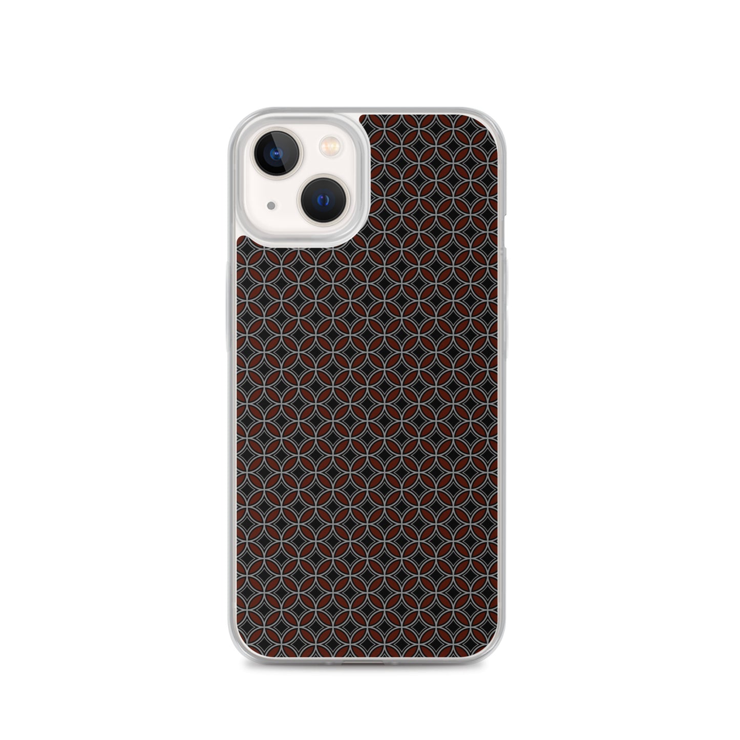 Flower of Life Black Clear Case for iPhone®