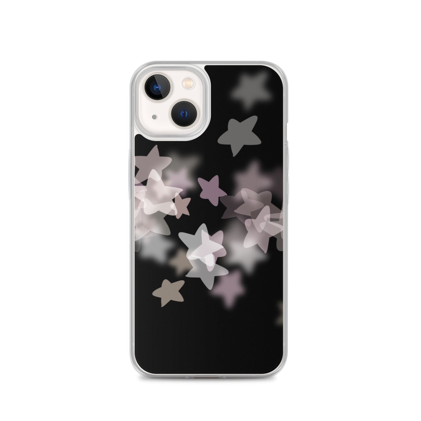 Star Mist Black Clear Case for iPhone®