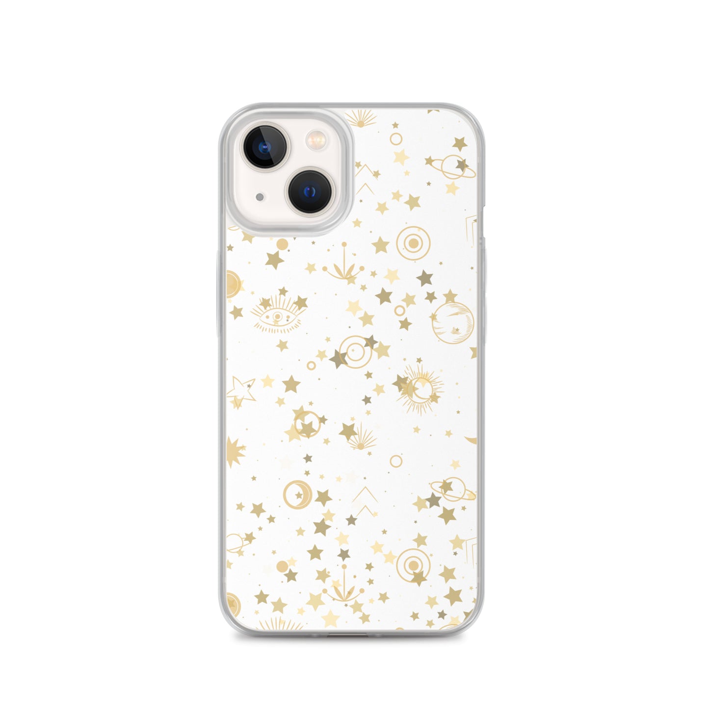 Golden Star Galaxy Clear Case for iPhone®