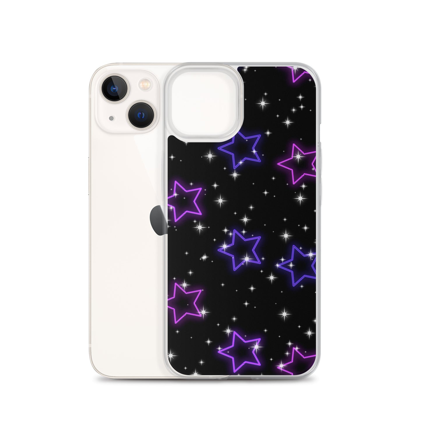 Neon Star Clear Case for iPhone®